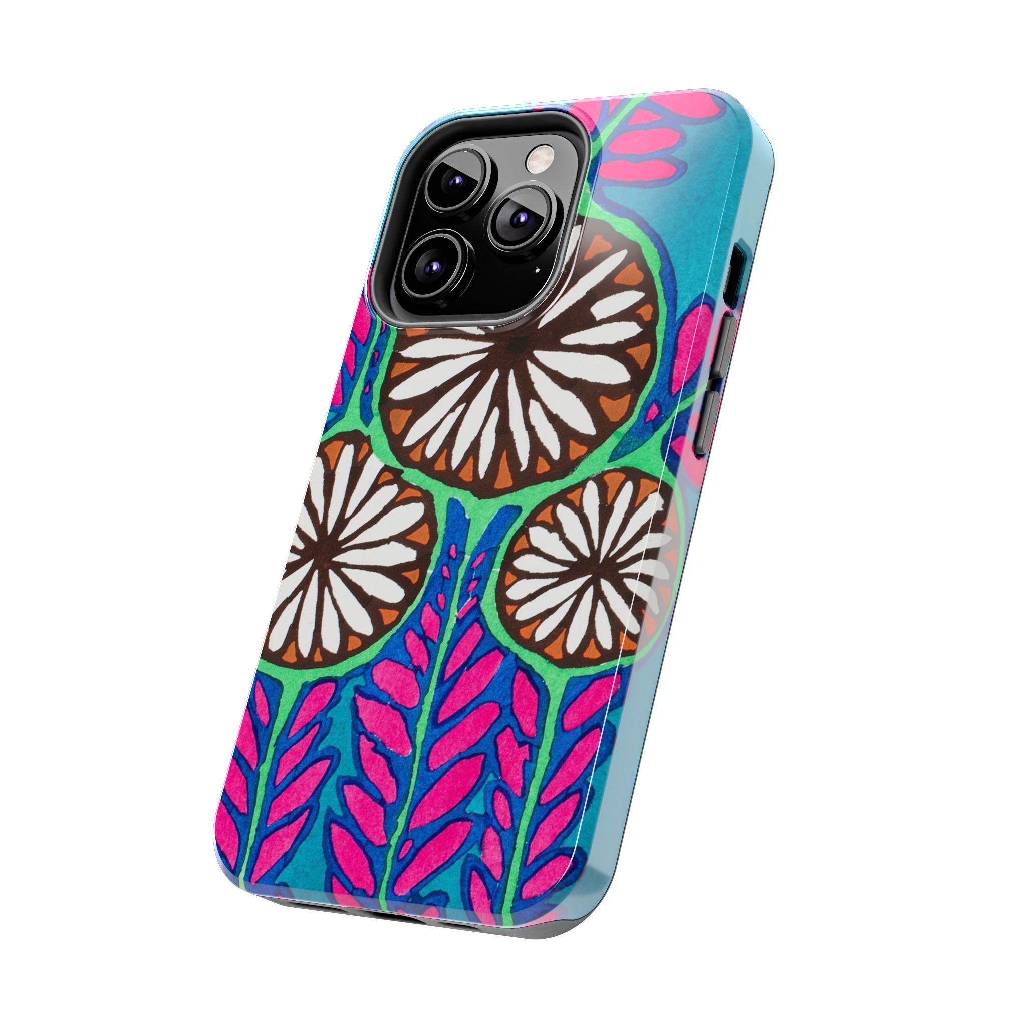 3 Abstract Flowers Phone Case - Image 39