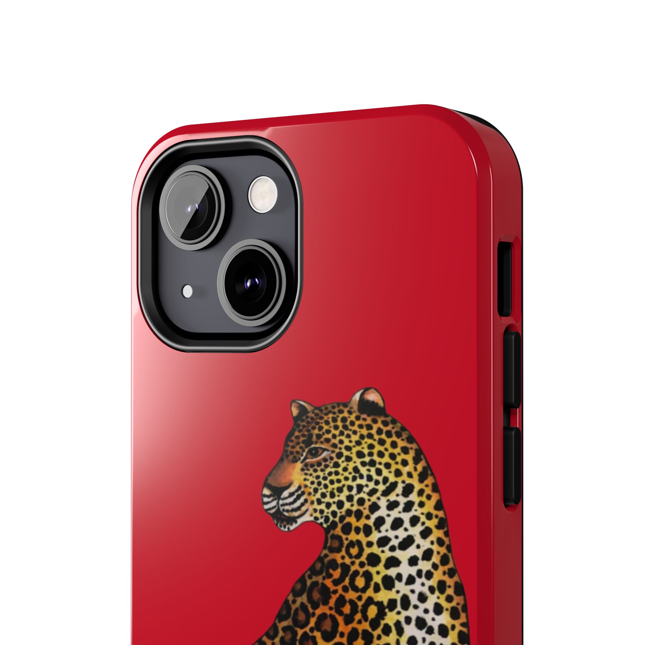 Leopard Phone Case - Red - Image 36