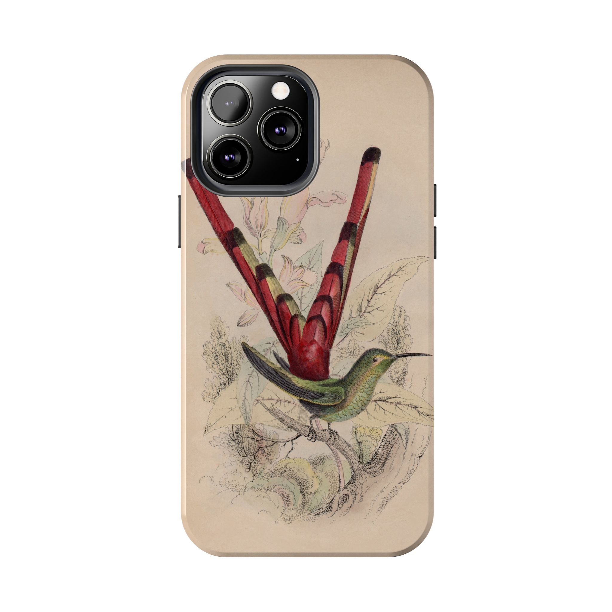 Red Tailed Hummingbird Phone Case - Image 42