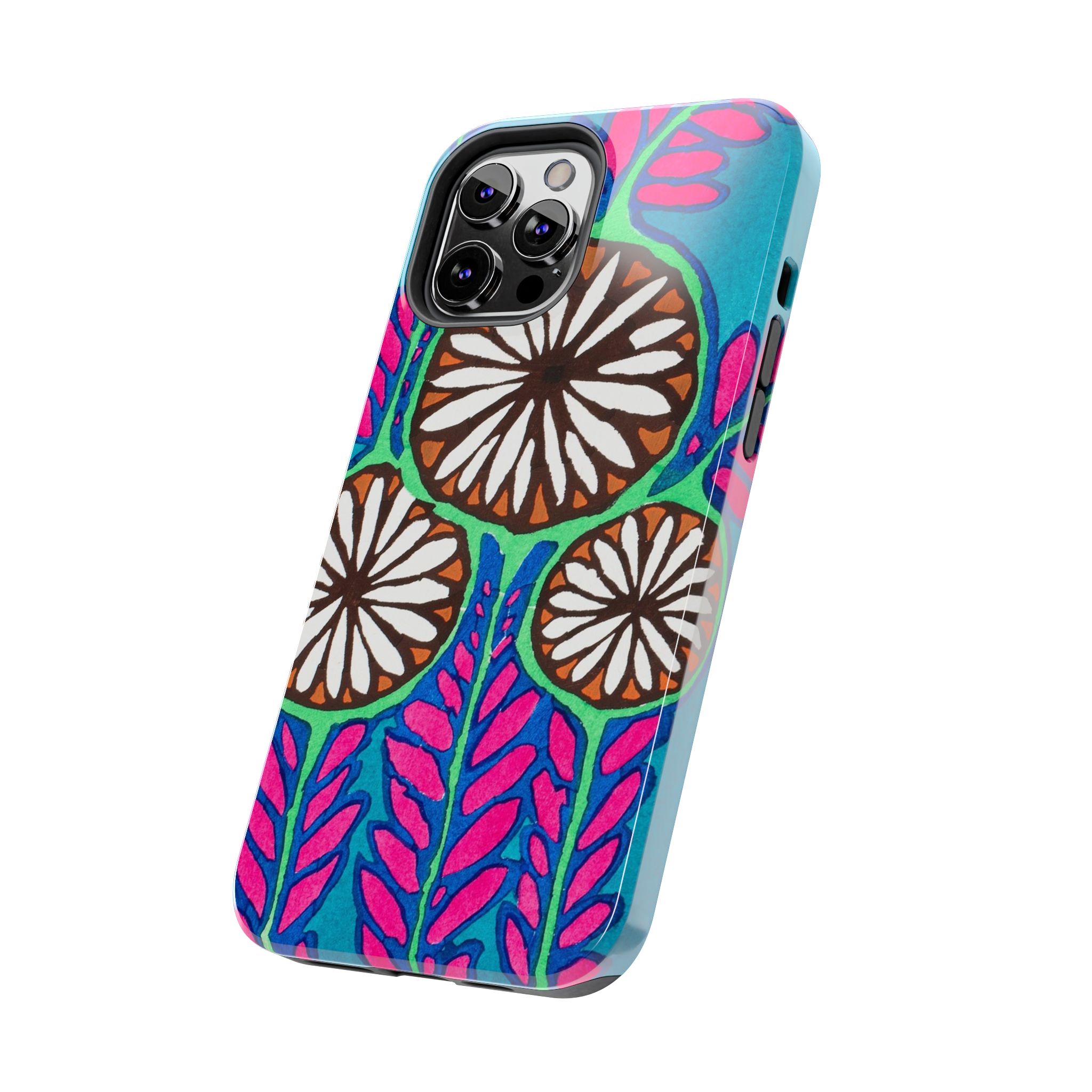 3 Abstract Flowers Phone Case - Image 27