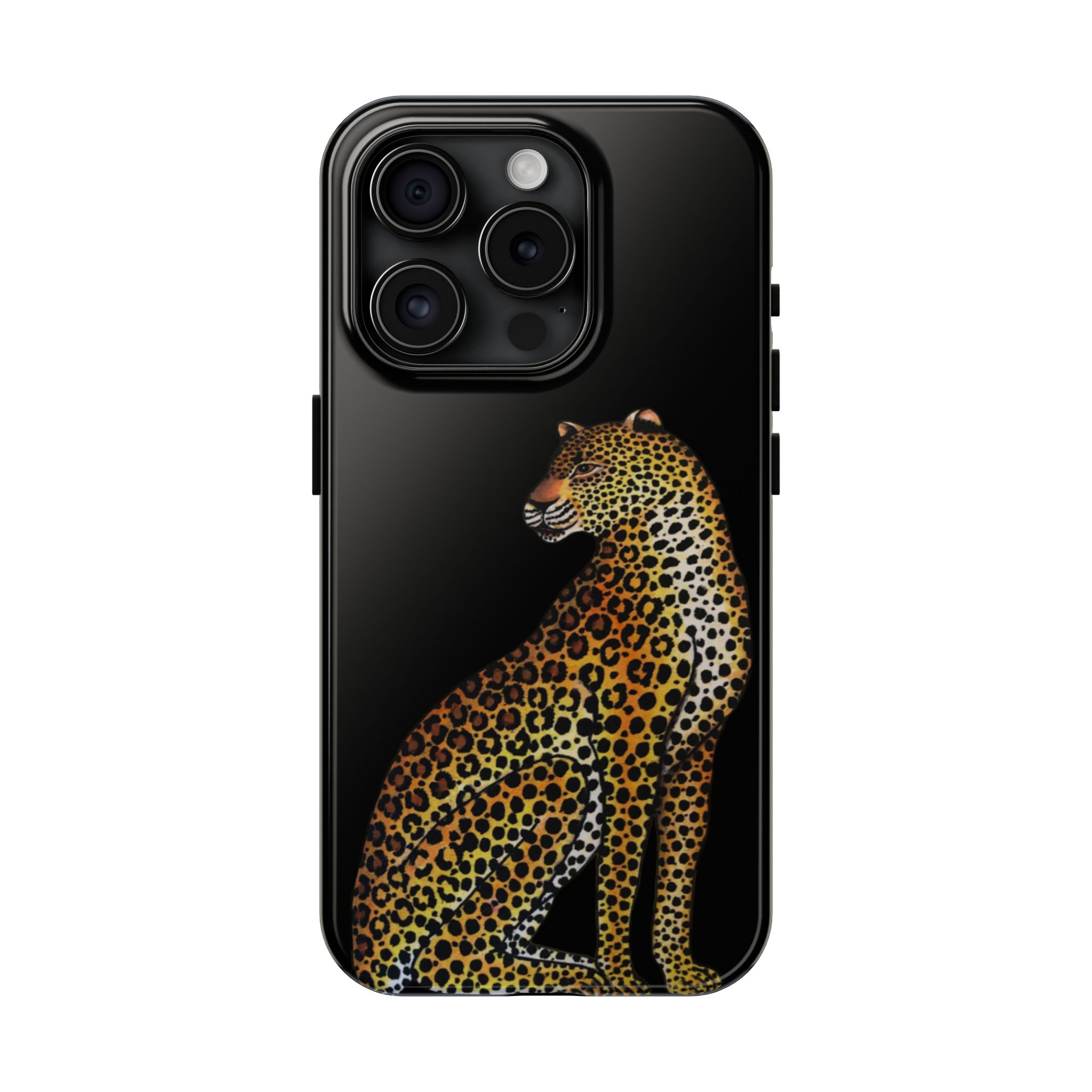 Leopard Phone Case - Black - Image 57