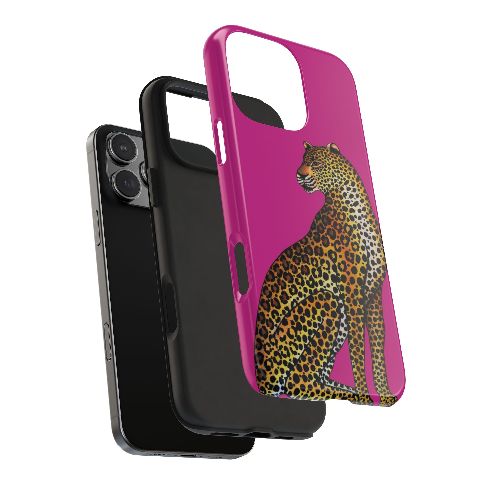 Leopard Phone Case - Fuchsia - Image 90