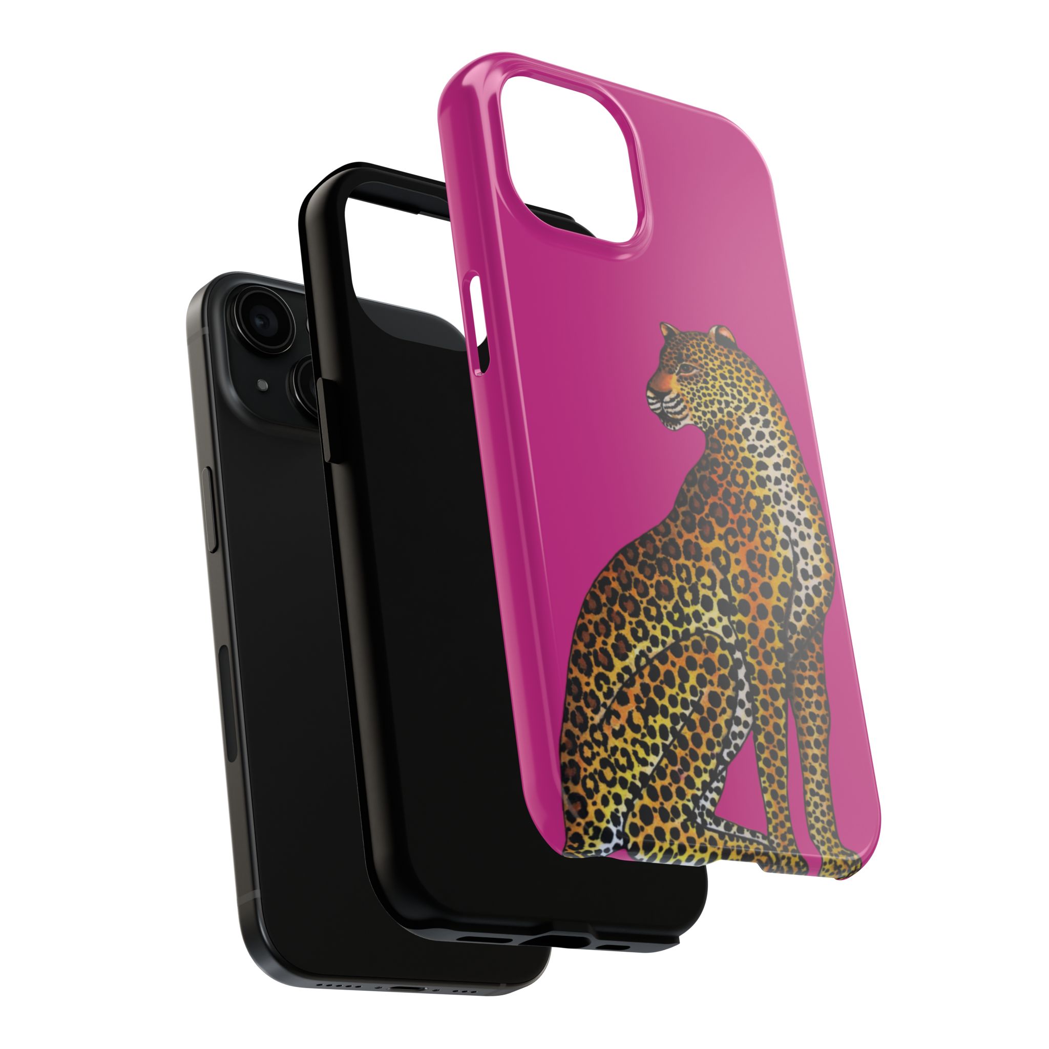 Leopard Phone Case - Fuchsia - Image 56