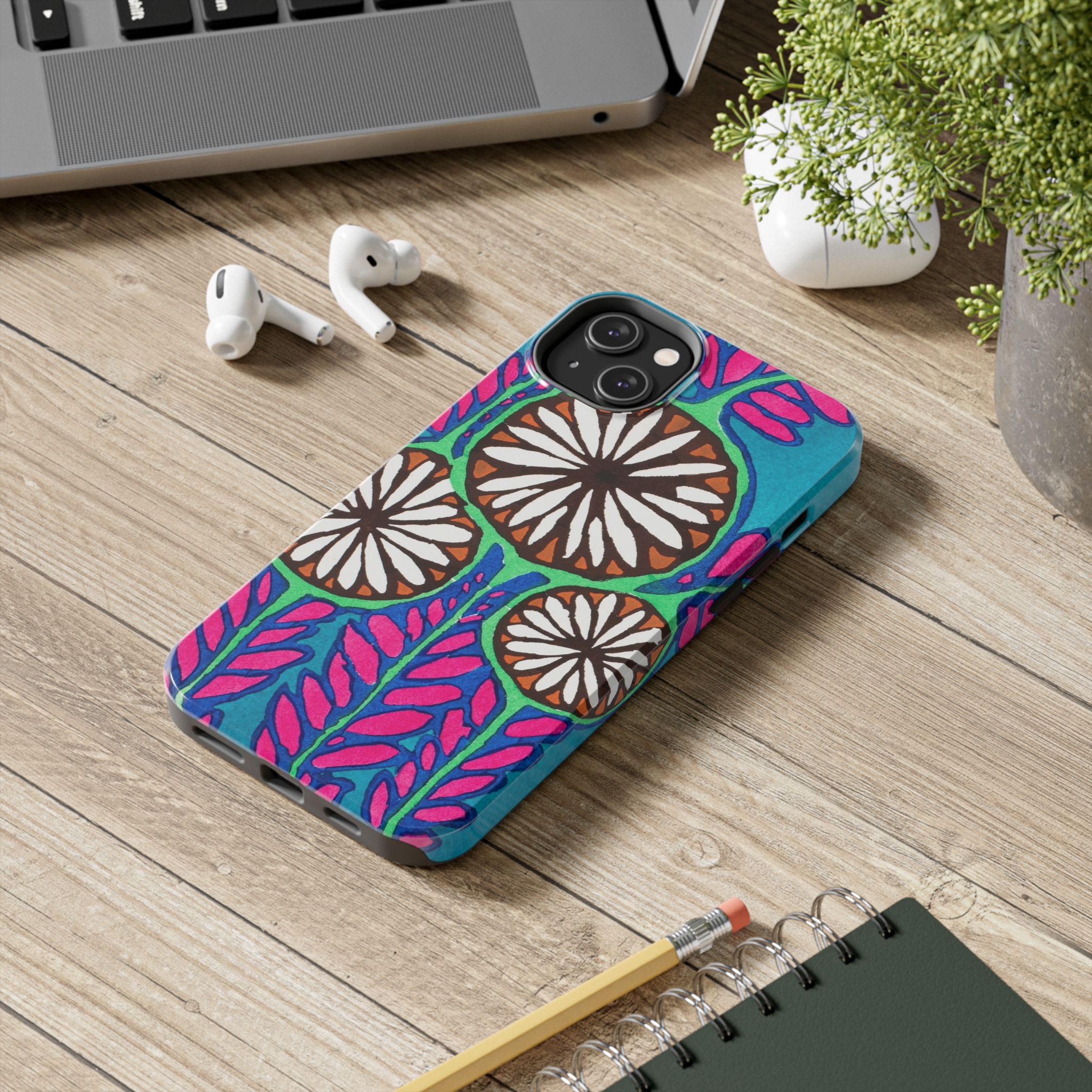 3 Abstract Flowers Phone Case - Image 52