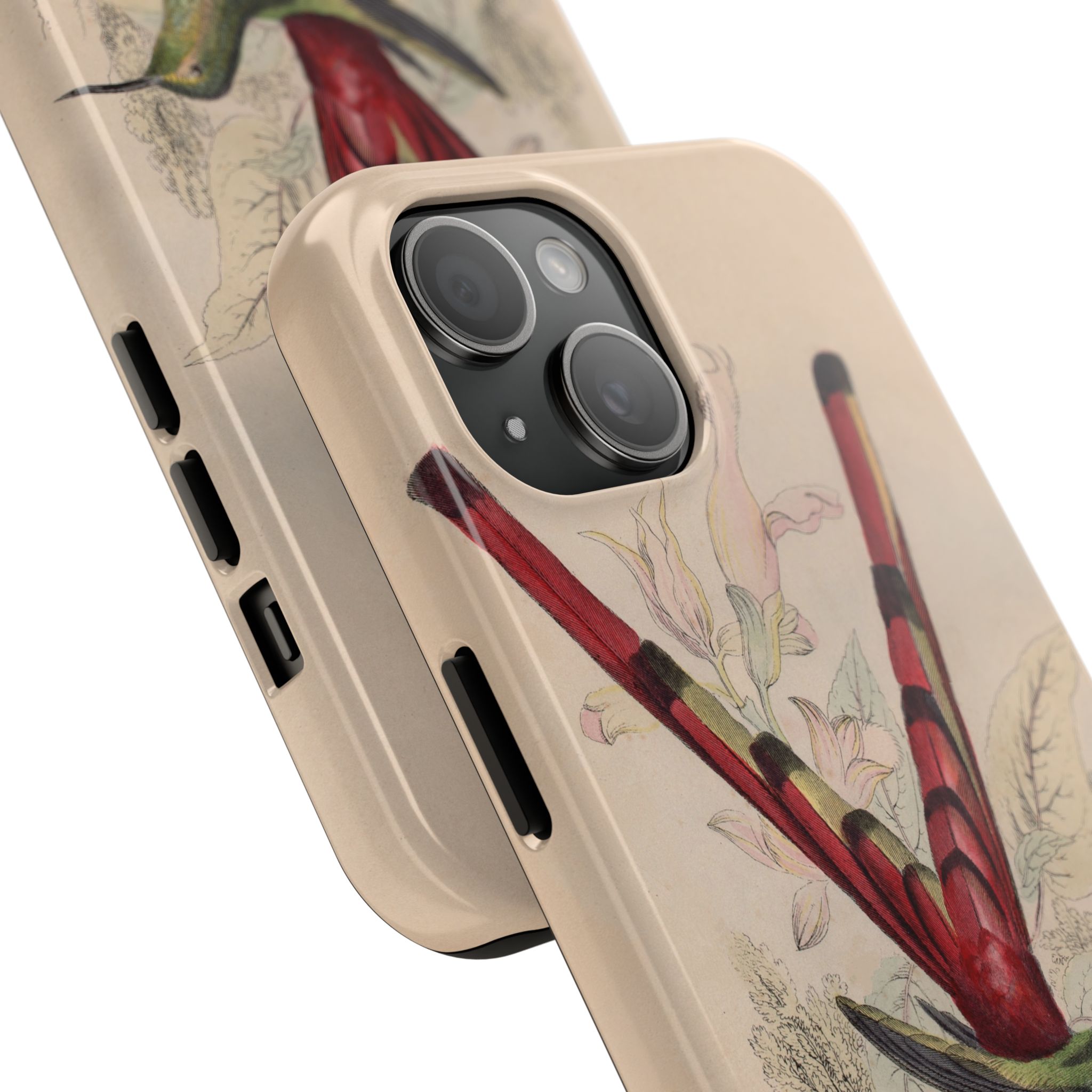 Red Tailed Hummingbird Phone Case - Image 52