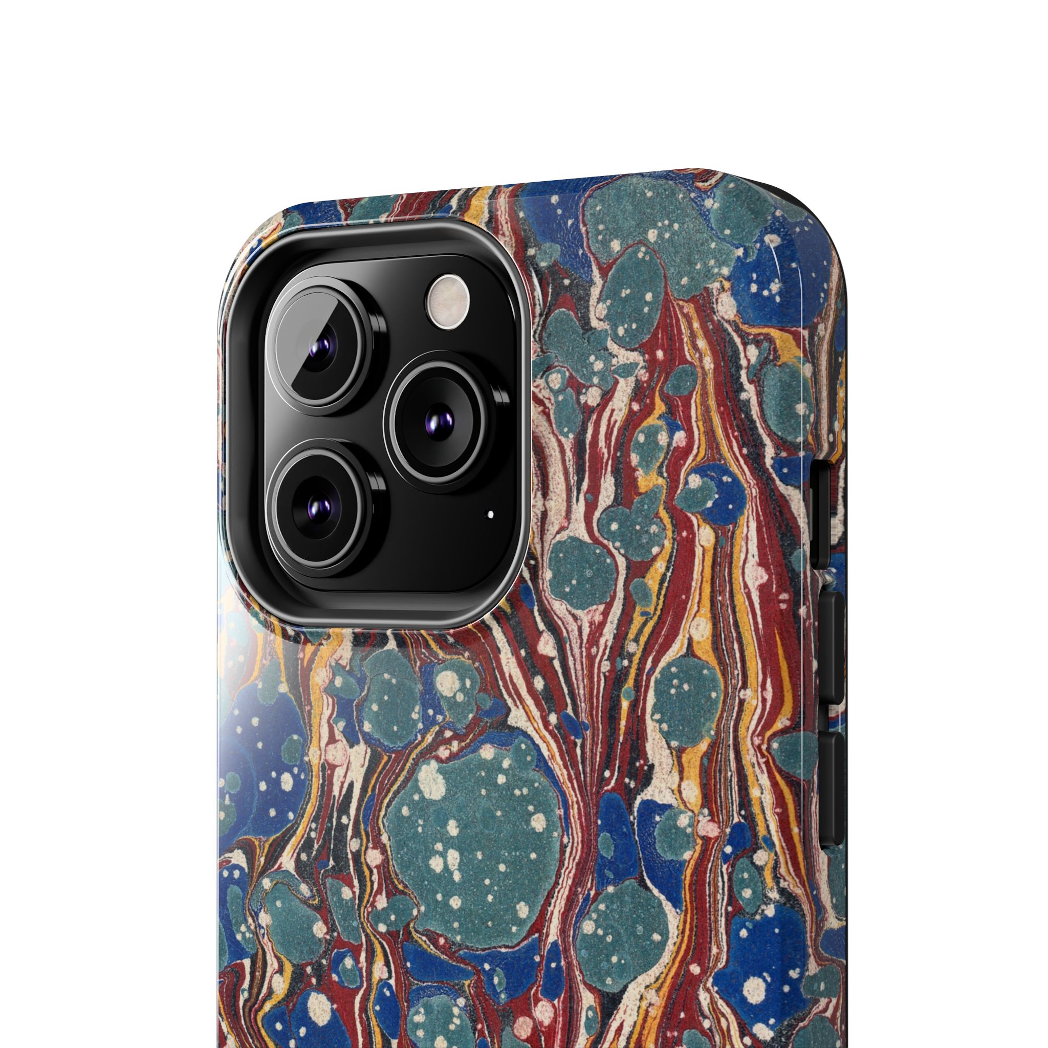 Marbled Phone Case - Dusty Blue & Rust - Image 40