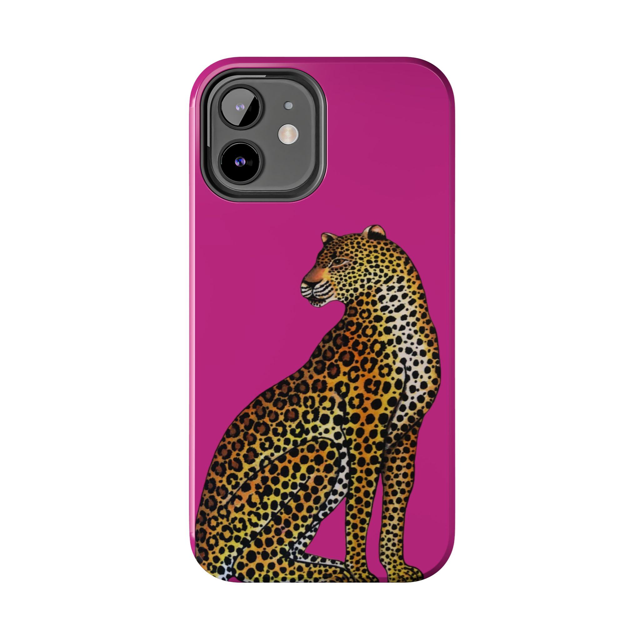 Leopard Phone Case - Fuchsia - Image 14