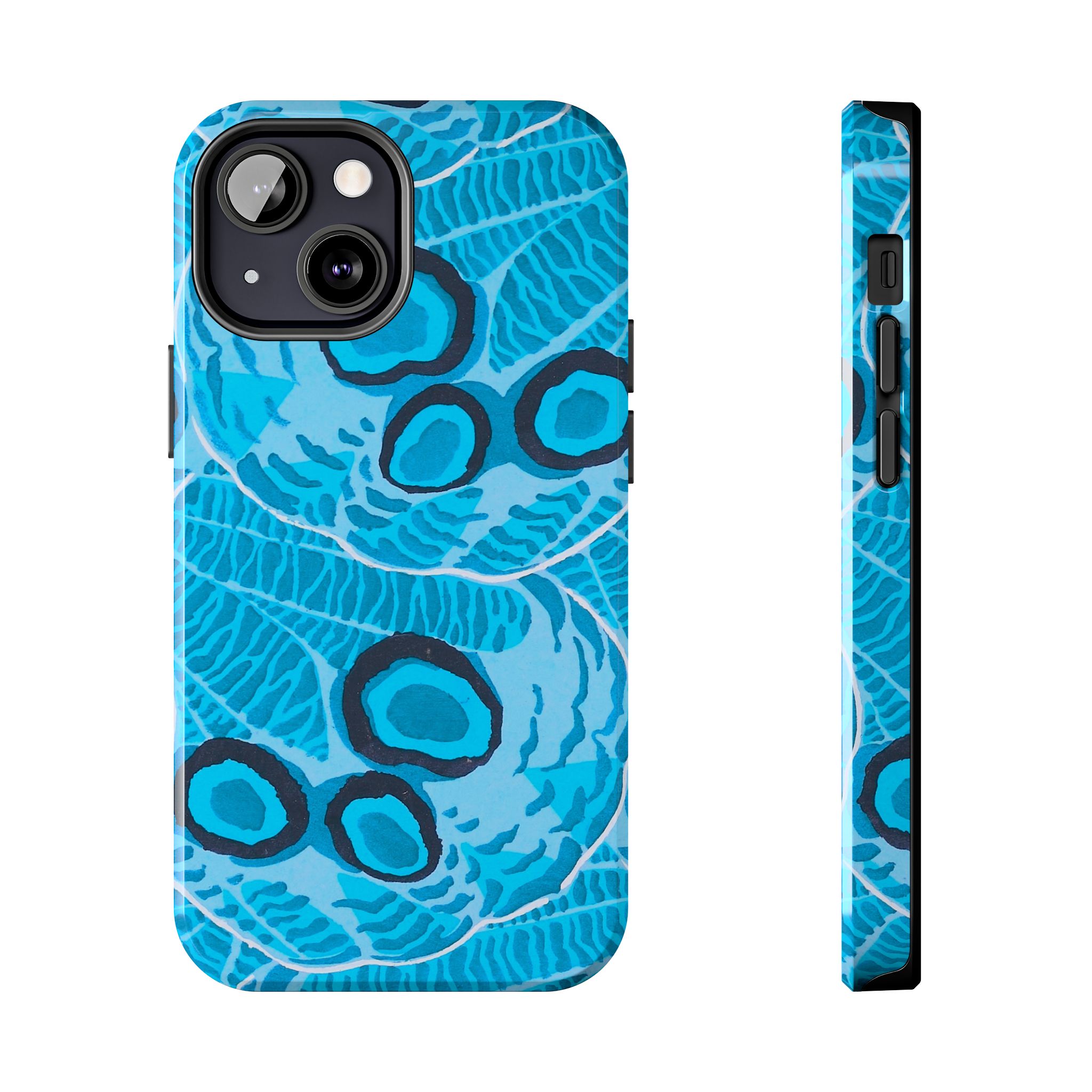 Abstract Spider Web Phone Case - Blue - Image 33