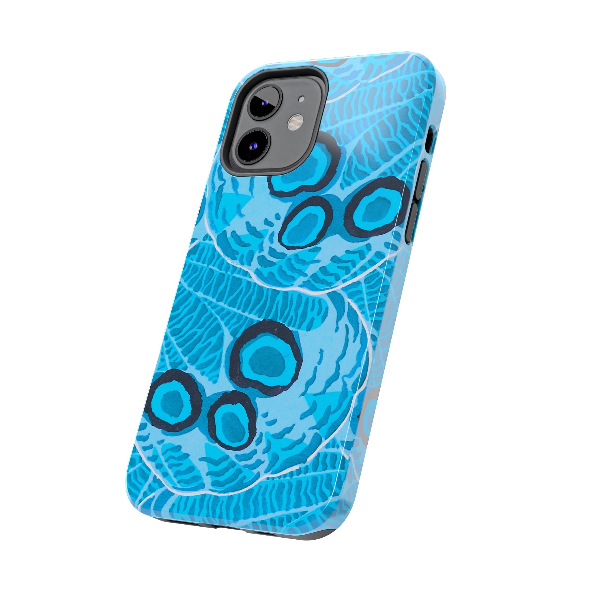 Abstract Spider Web Phone Case - Blue - Image 15