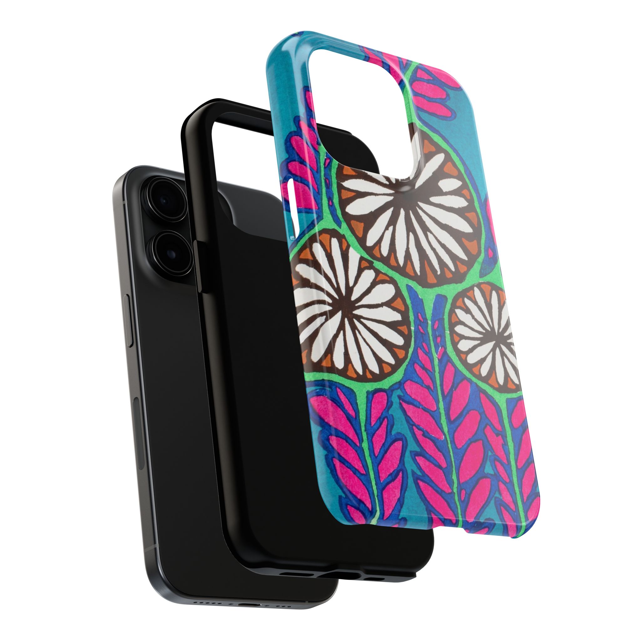 3 Abstract Flowers Phone Case - Image 60
