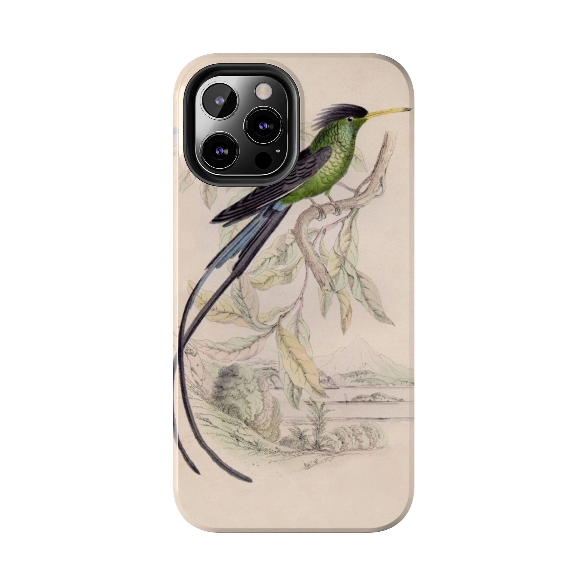 Black Capped Hummingbird Phone Case - Image 26