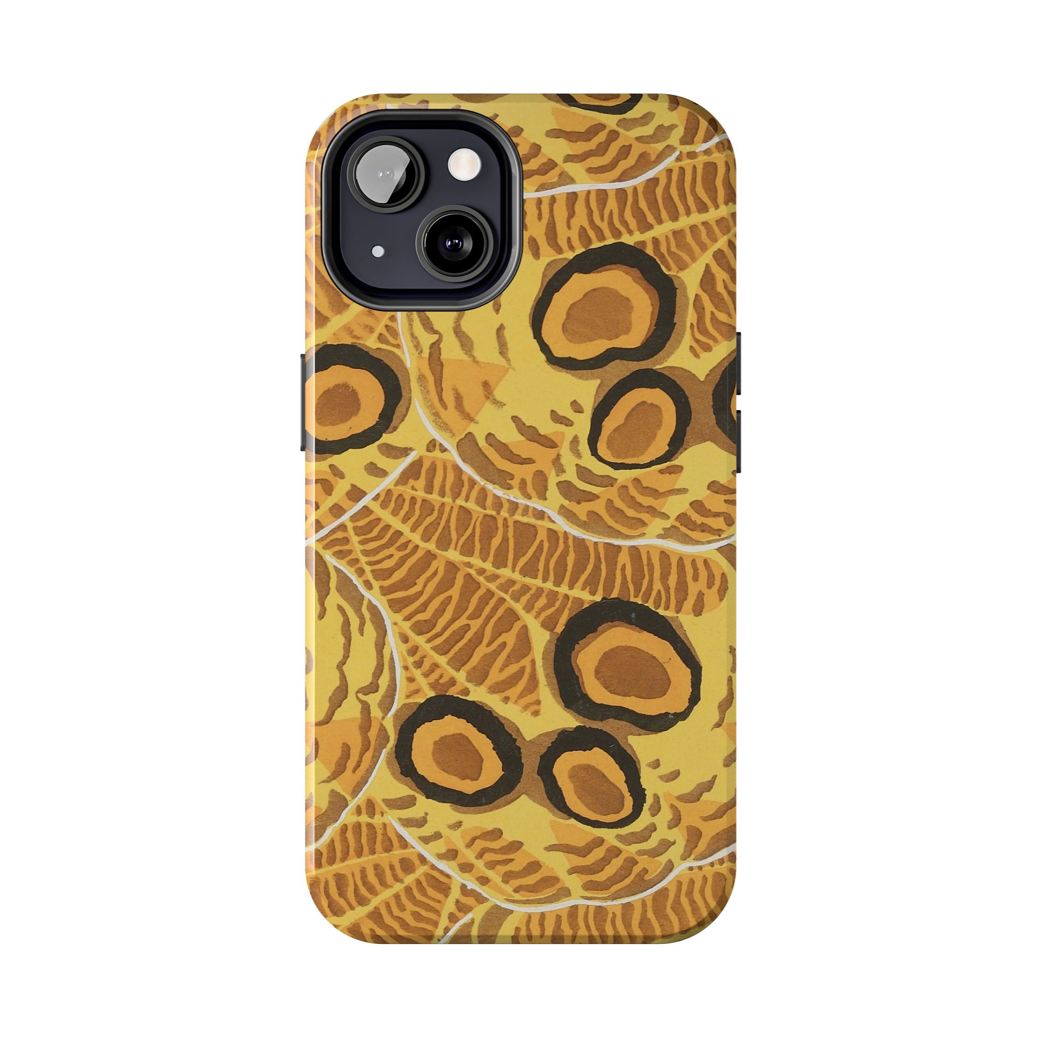 Abstract Spider Web Phone Case - Brown - Image 30
