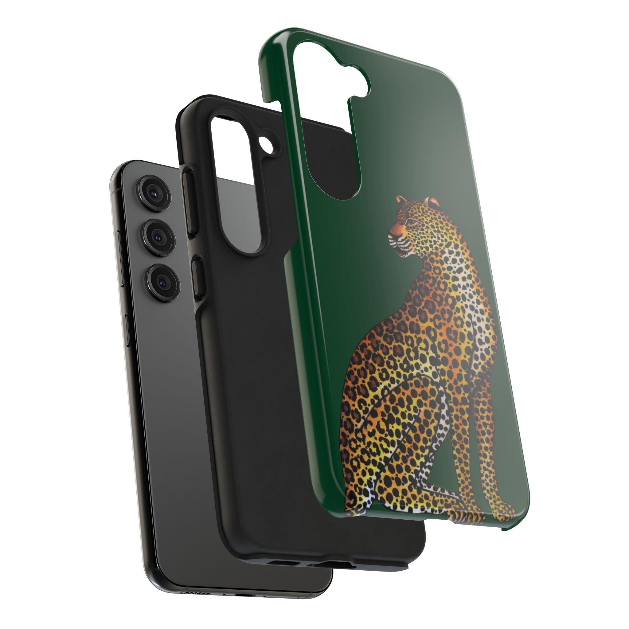 Leopard Phone Case - Racing Green - Image 76