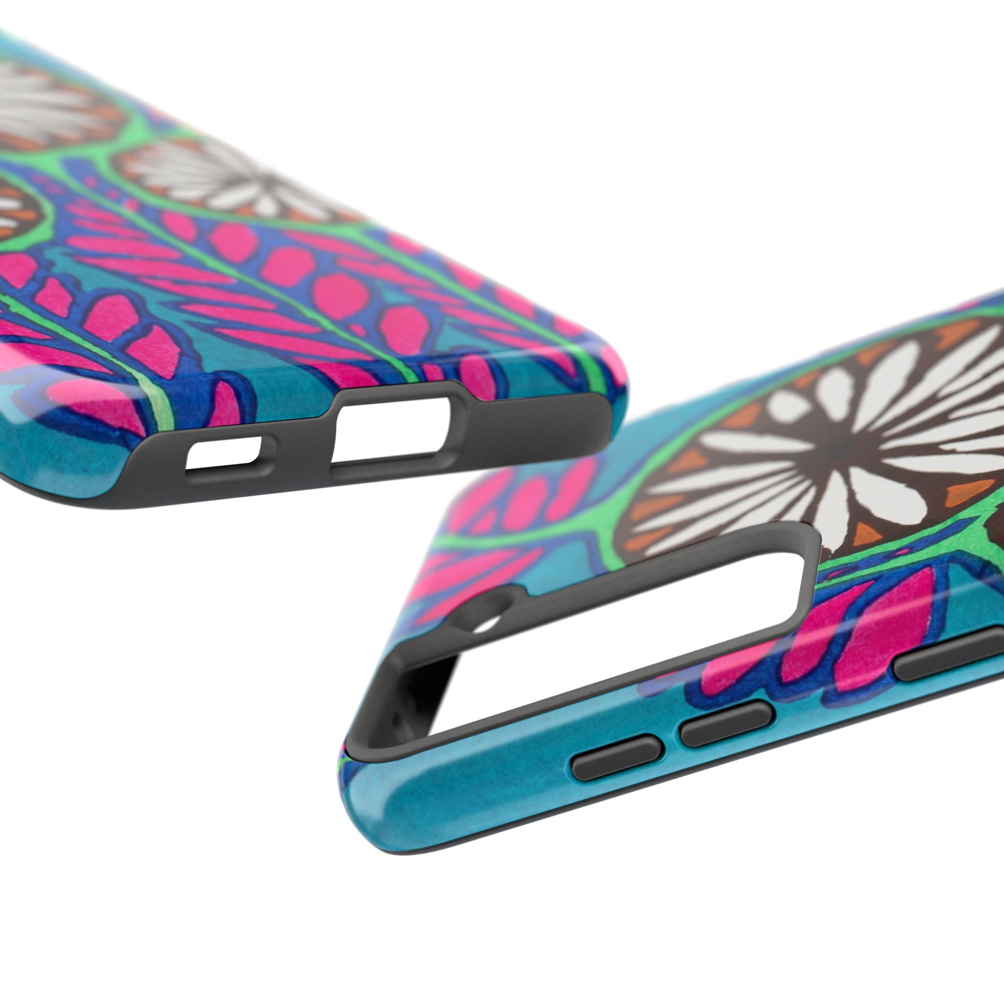 3 Abstract Flowers Phone Case - Image 95