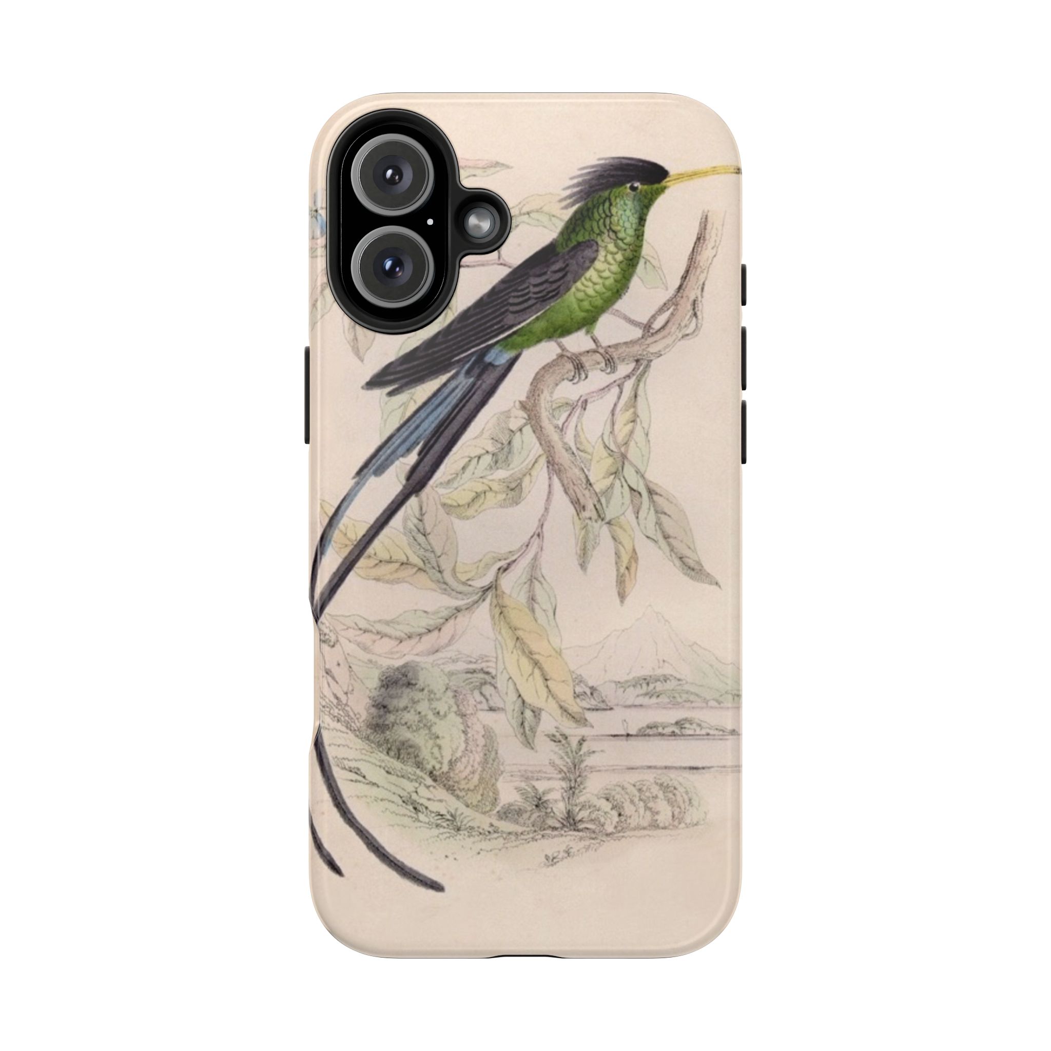 Black Capped Hummingbird Phone Case - Image 56