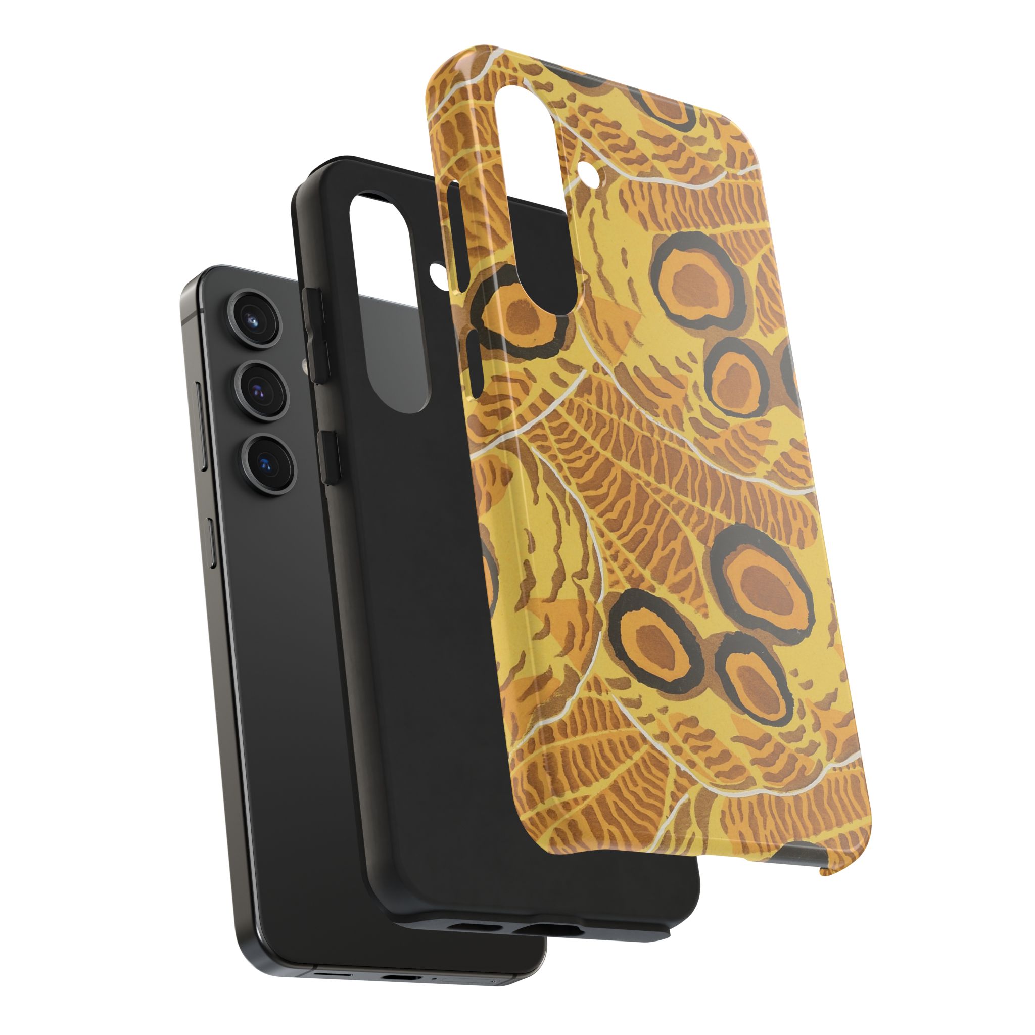Abstract Spider Web Phone Case - Brown - Image 84