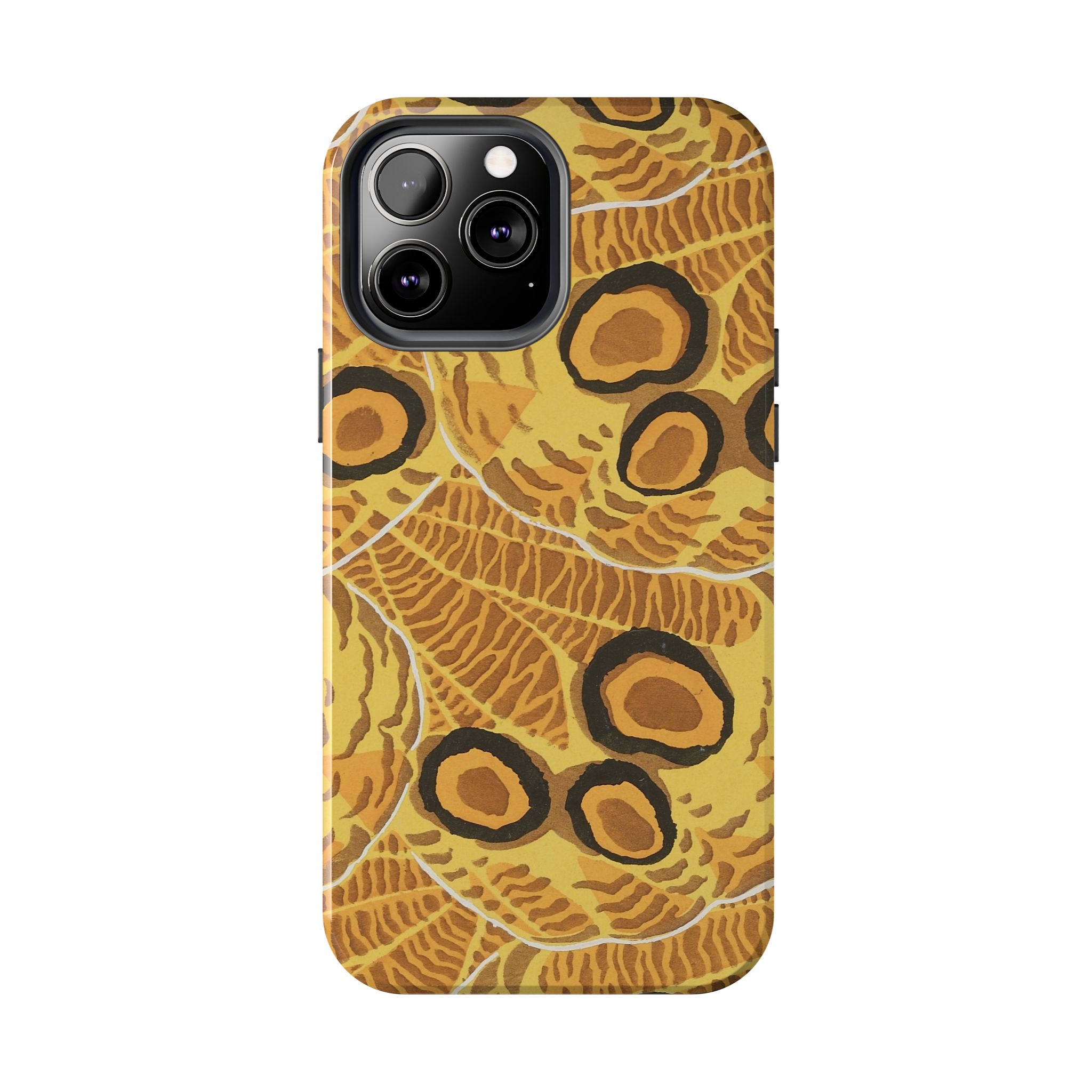 Abstract Spider Web Phone Case - Brown - Image 42
