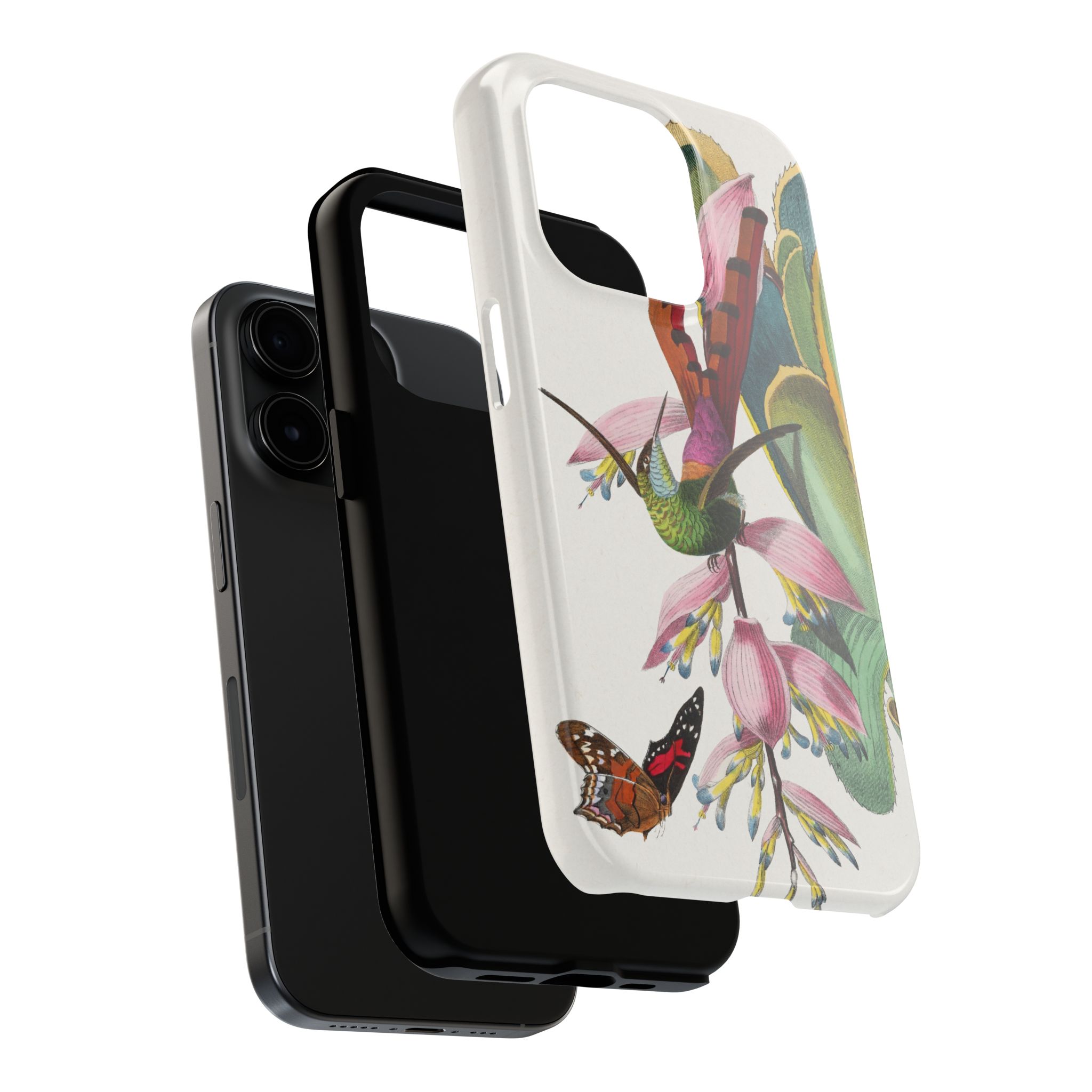 Hummingbird and Butterfly Phone Case - Image 60