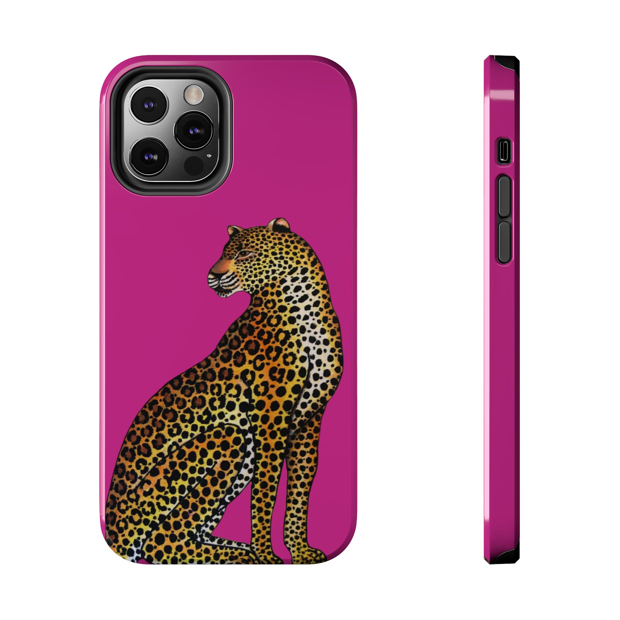 Leopard Phone Case - Fuchsia - Image 21