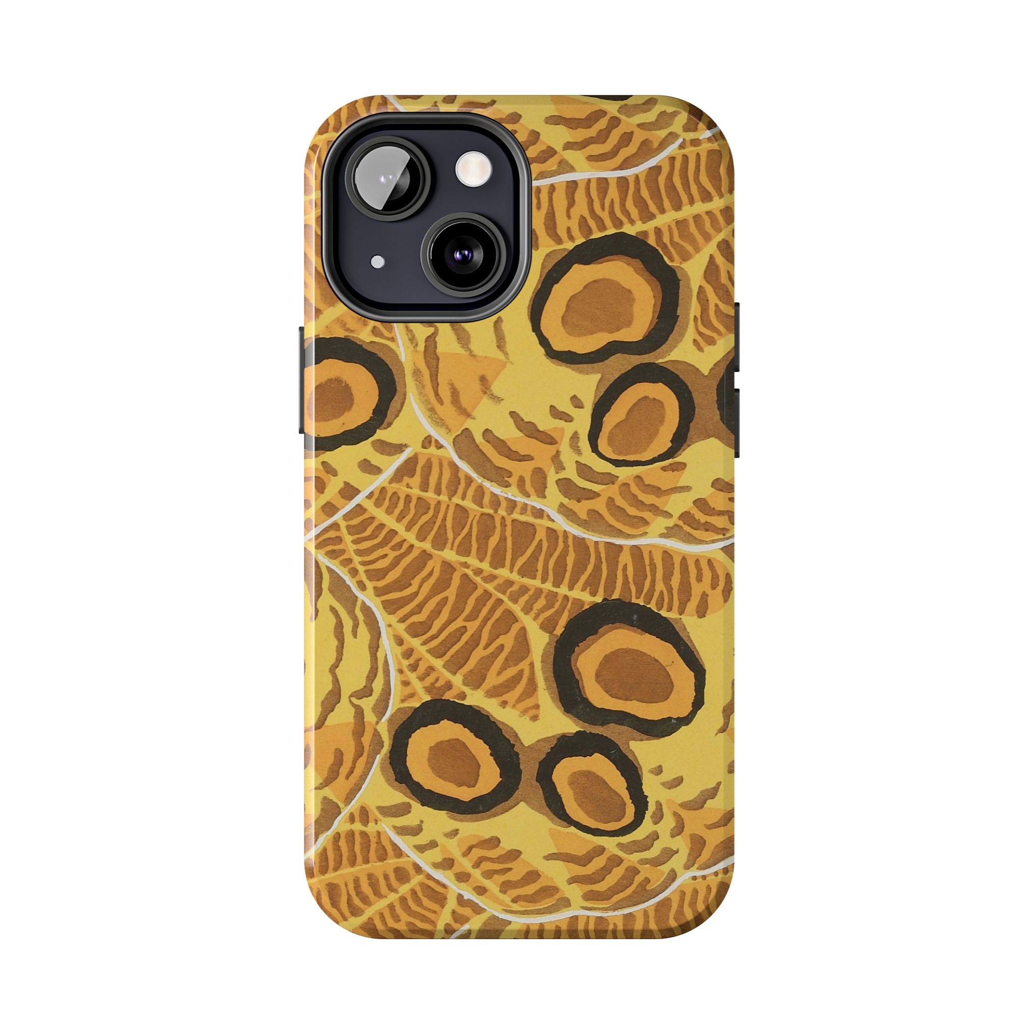Abstract Spider Web Phone Case - Brown - Image 34