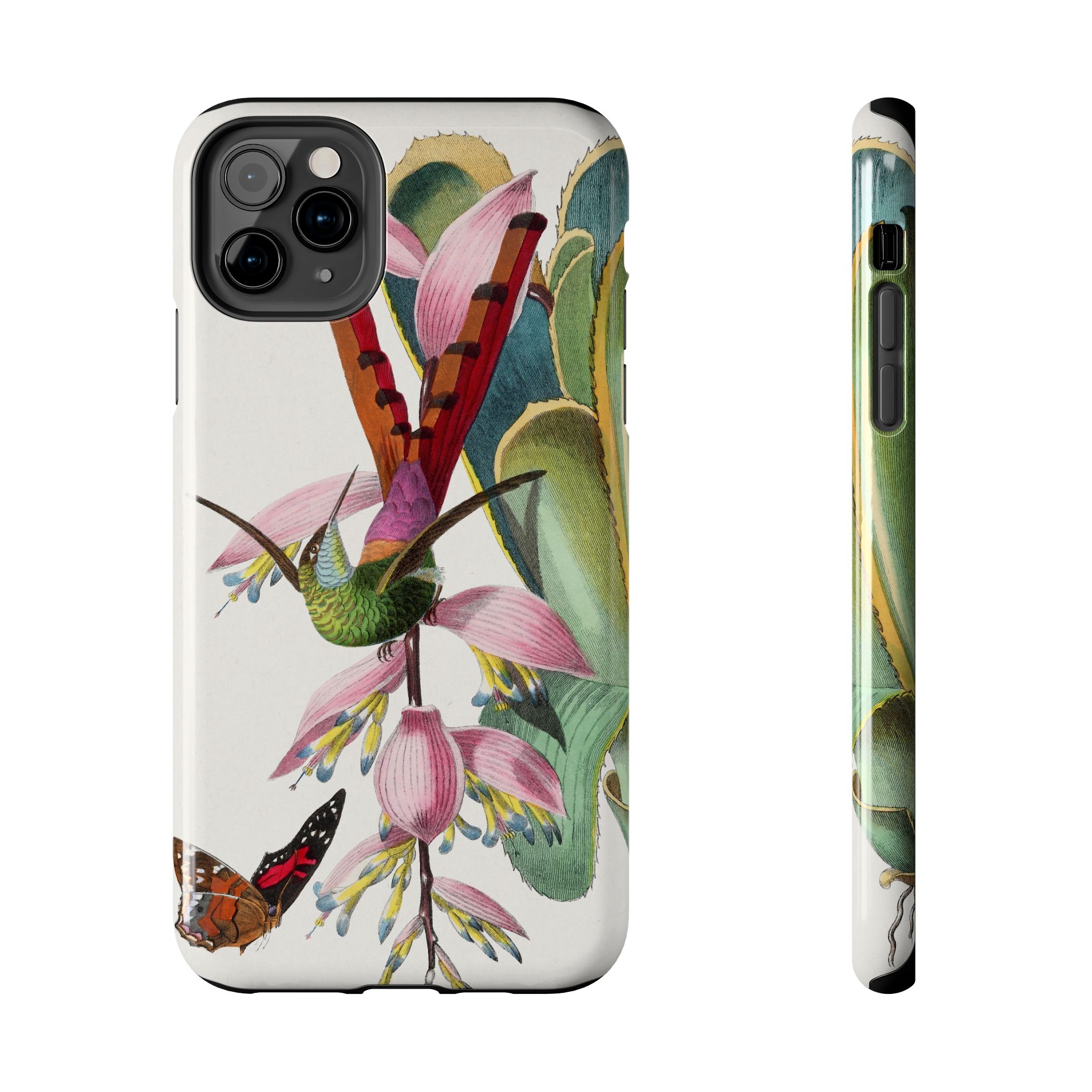 Hummingbird and Butterfly Phone Case - Image 9