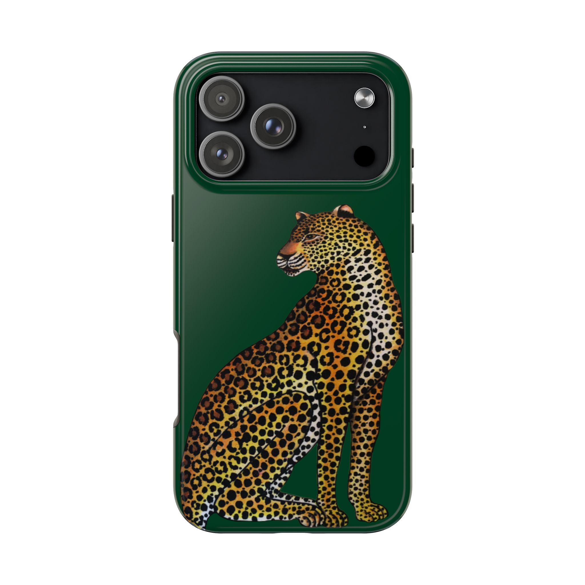 Leopard Phone Case - Racing Green - Image 99
