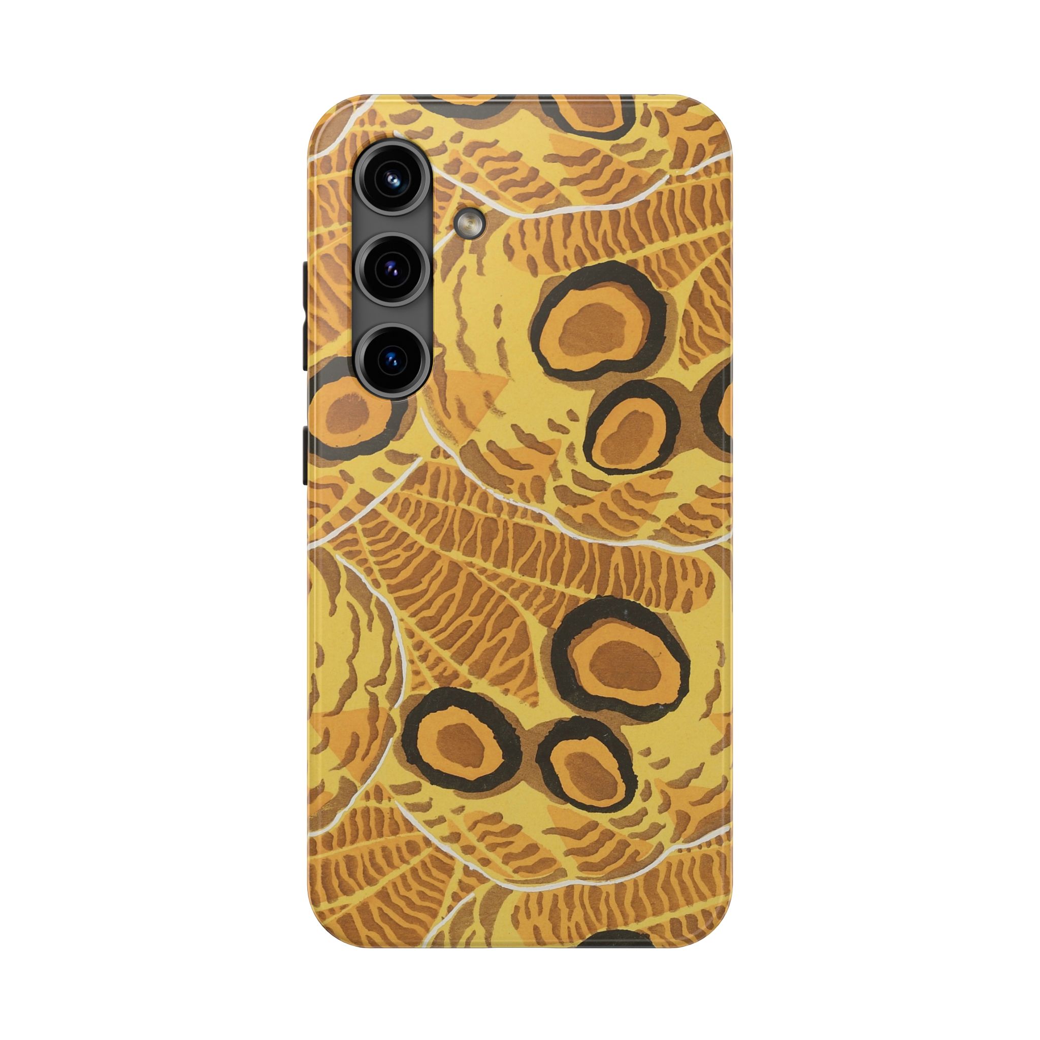 Abstract Spider Web Phone Case - Brown - Image 81