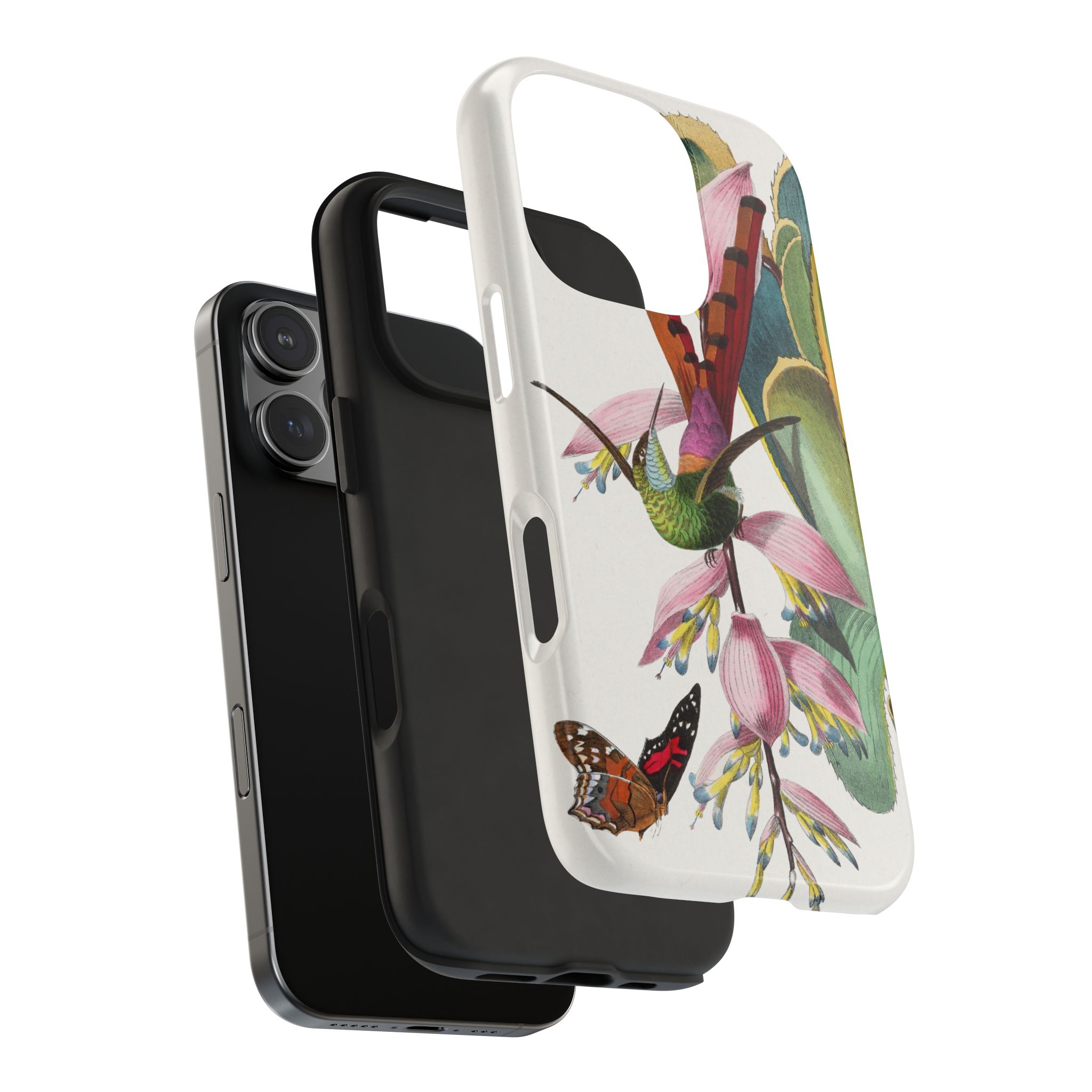 Hummingbird and Butterfly Phone Case - Image 71