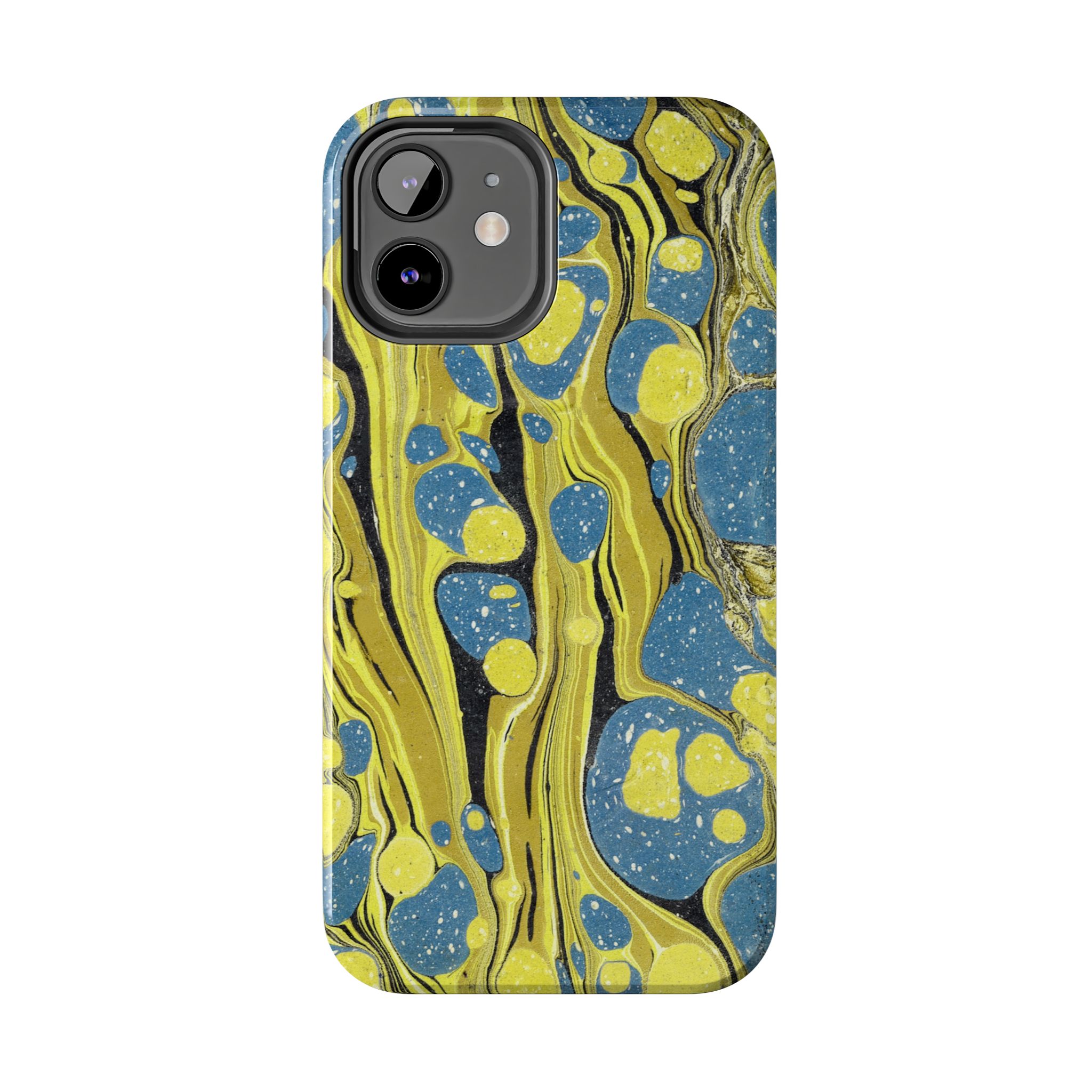 Marbled Phone Case - Citrine and Blue - Image 14