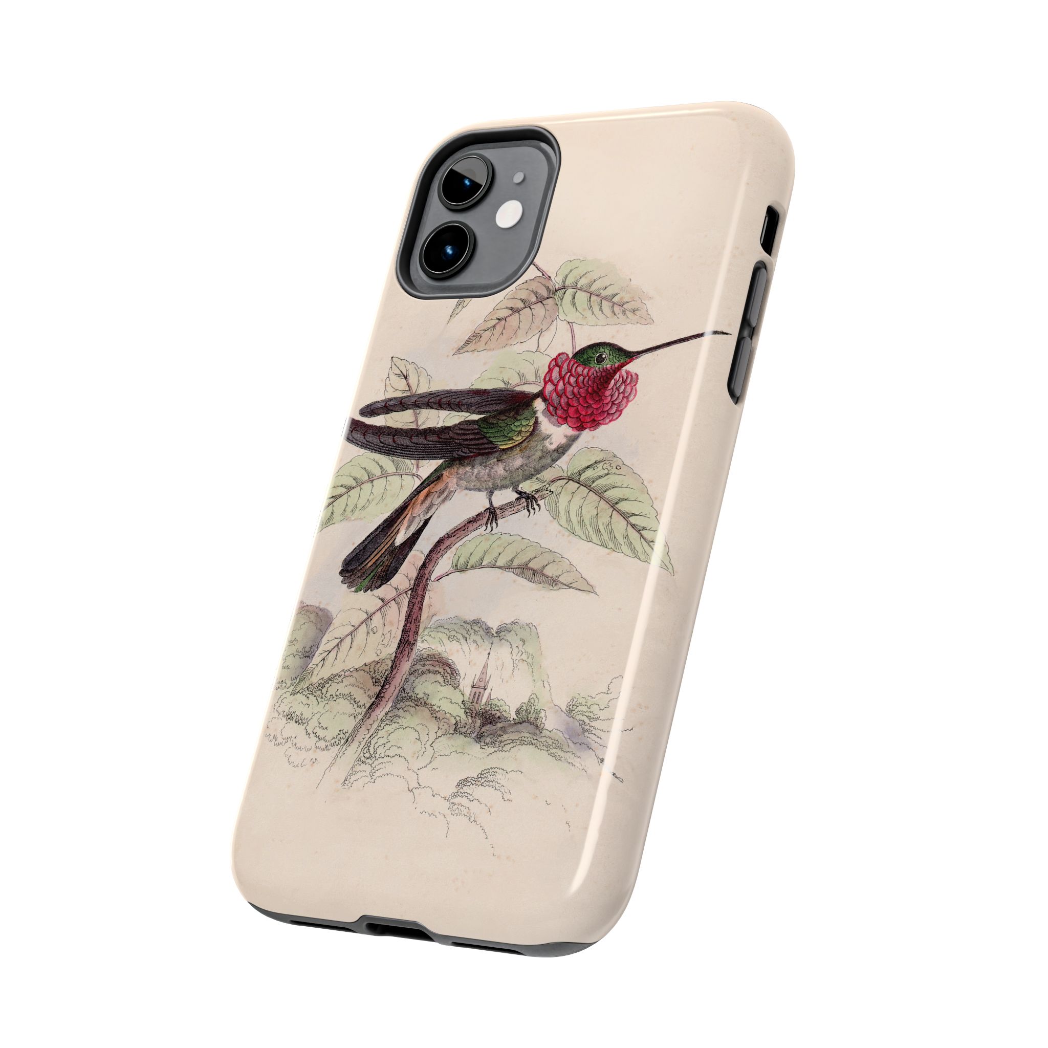 Tri-Colored Hummingbird Phone Case - Image 3