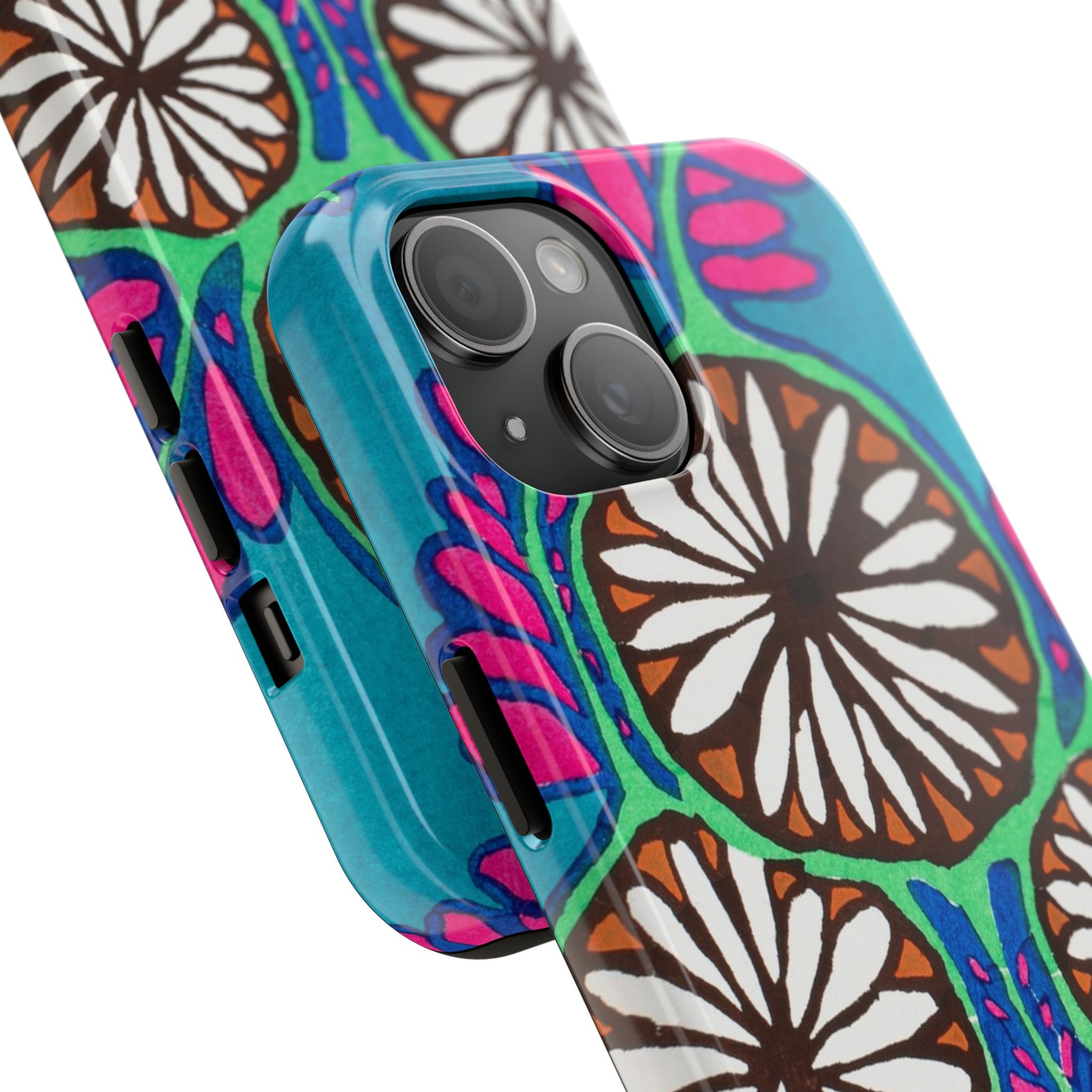 3 Abstract Flowers Phone Case - Image 54