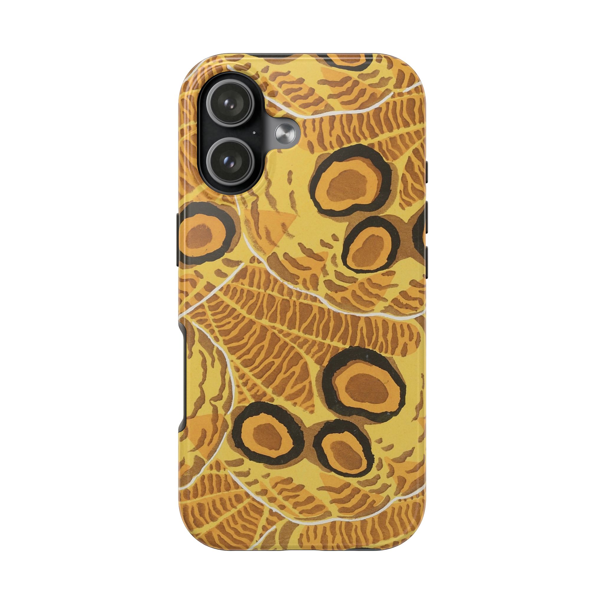 Abstract Spider Web Phone Case - Brown - Image 97
