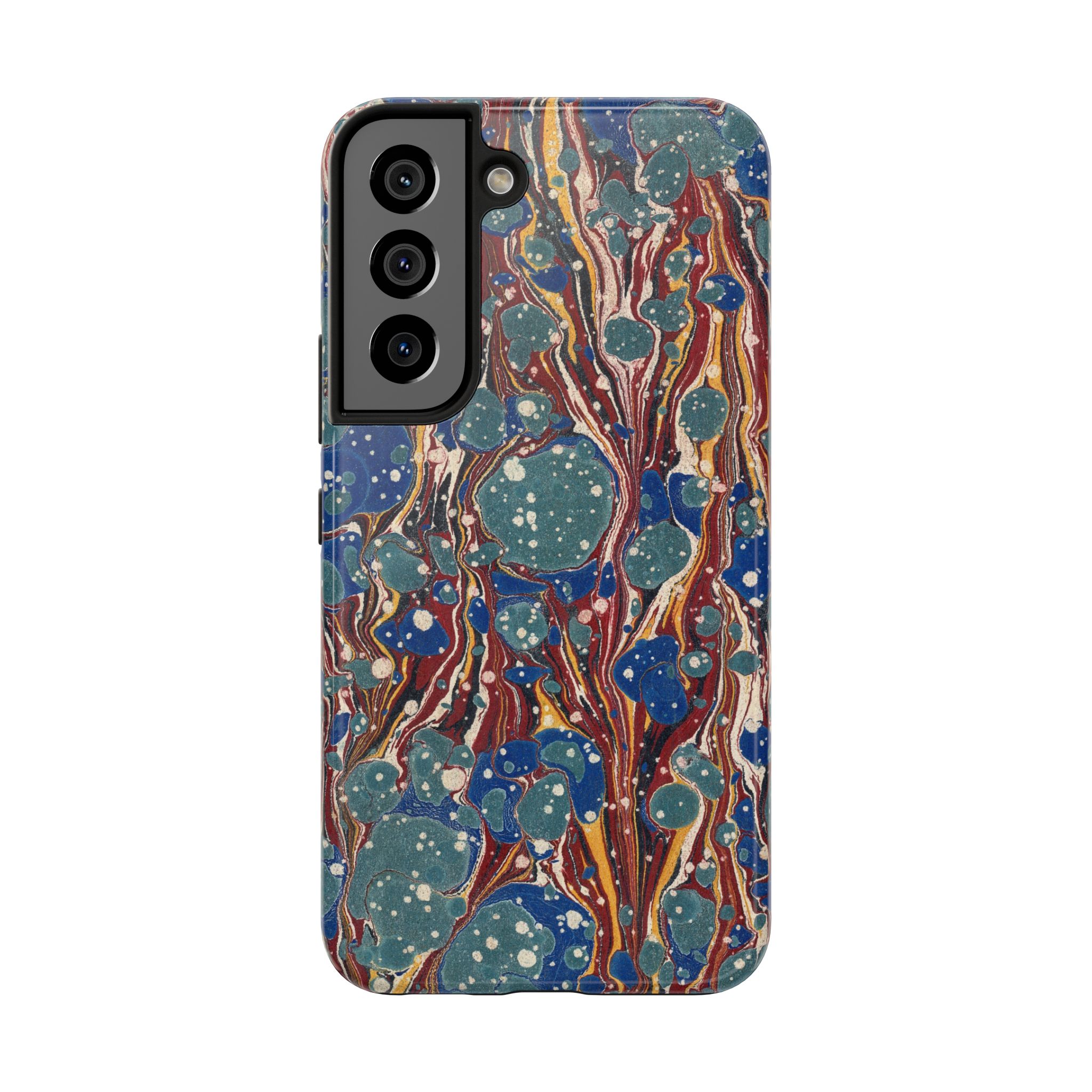 Marbled Phone Case - Dusty Blue & Rust - Image 89