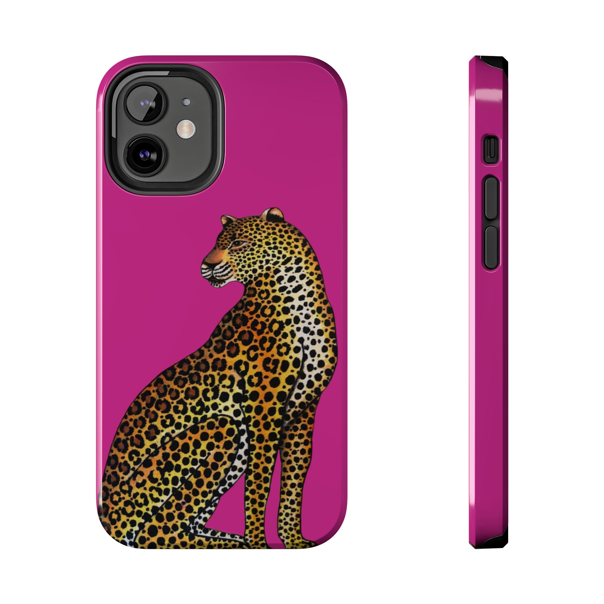 Leopard Phone Case - Fuchsia - Image 17