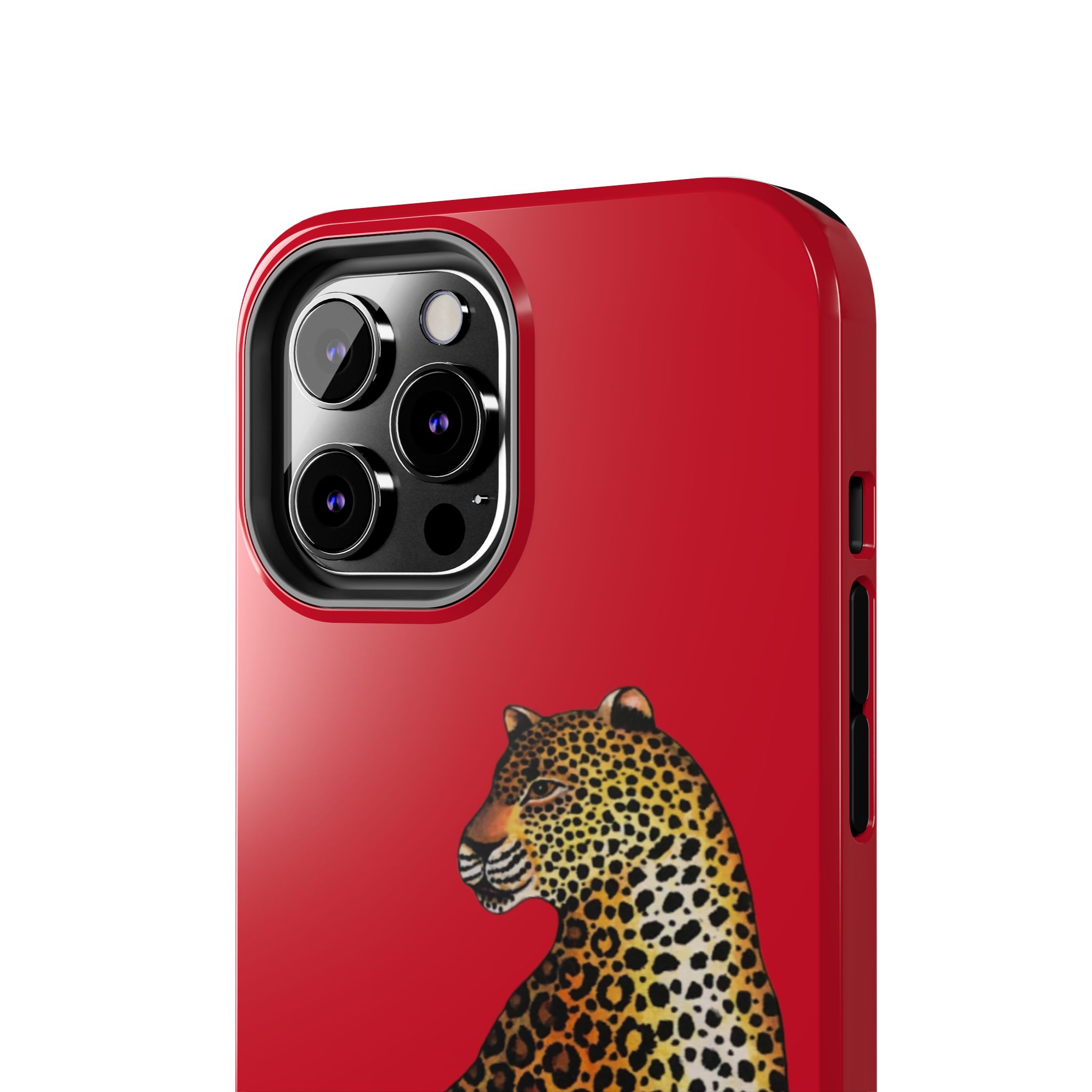 Leopard Phone Case - Red - Image 28