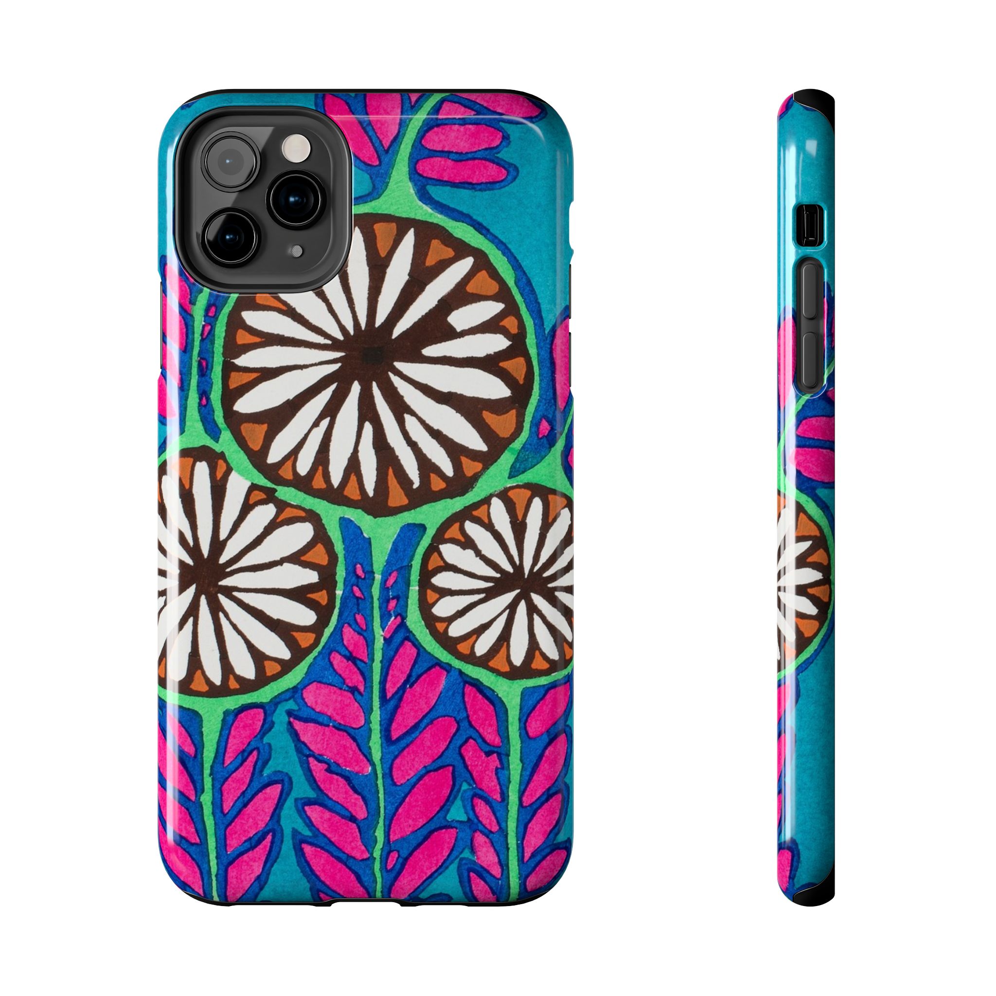 3 Abstract Flowers Phone Case - Image 9