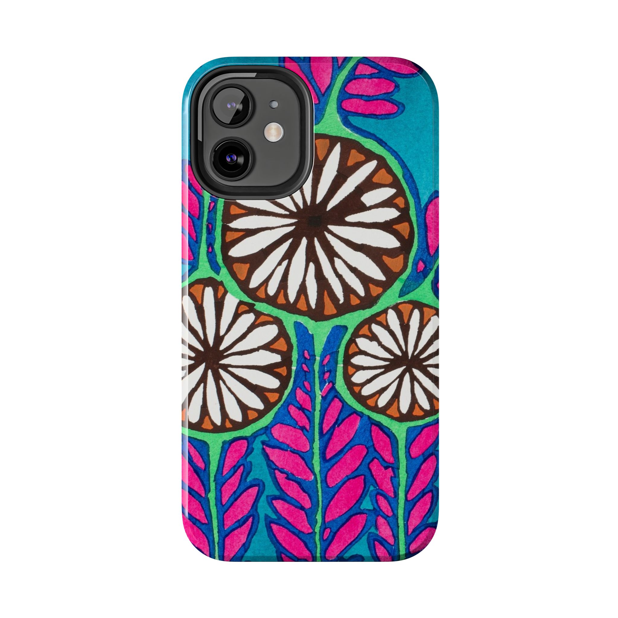 3 Abstract Flowers Phone Case - Image 18