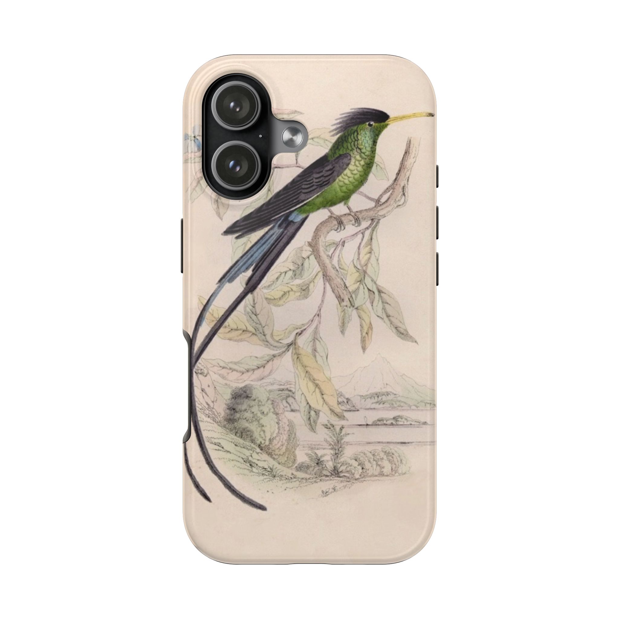 Black Capped Hummingbird Phone Case - Image 78