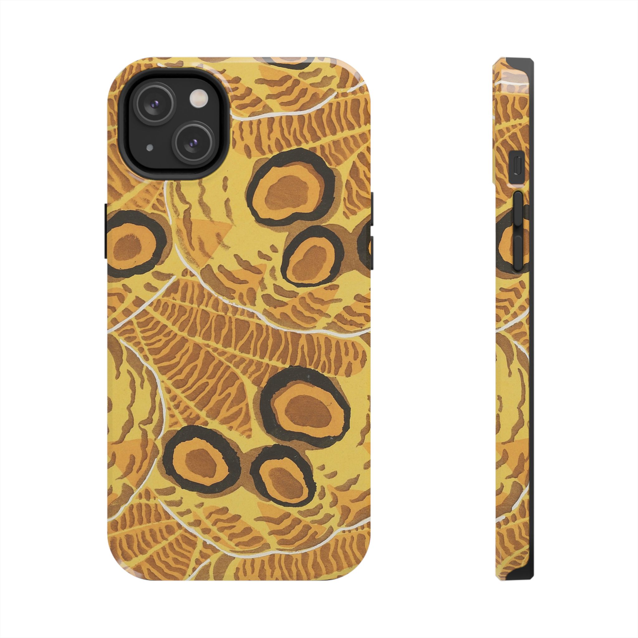 Abstract Spider Web Phone Case - Brown - Image 51