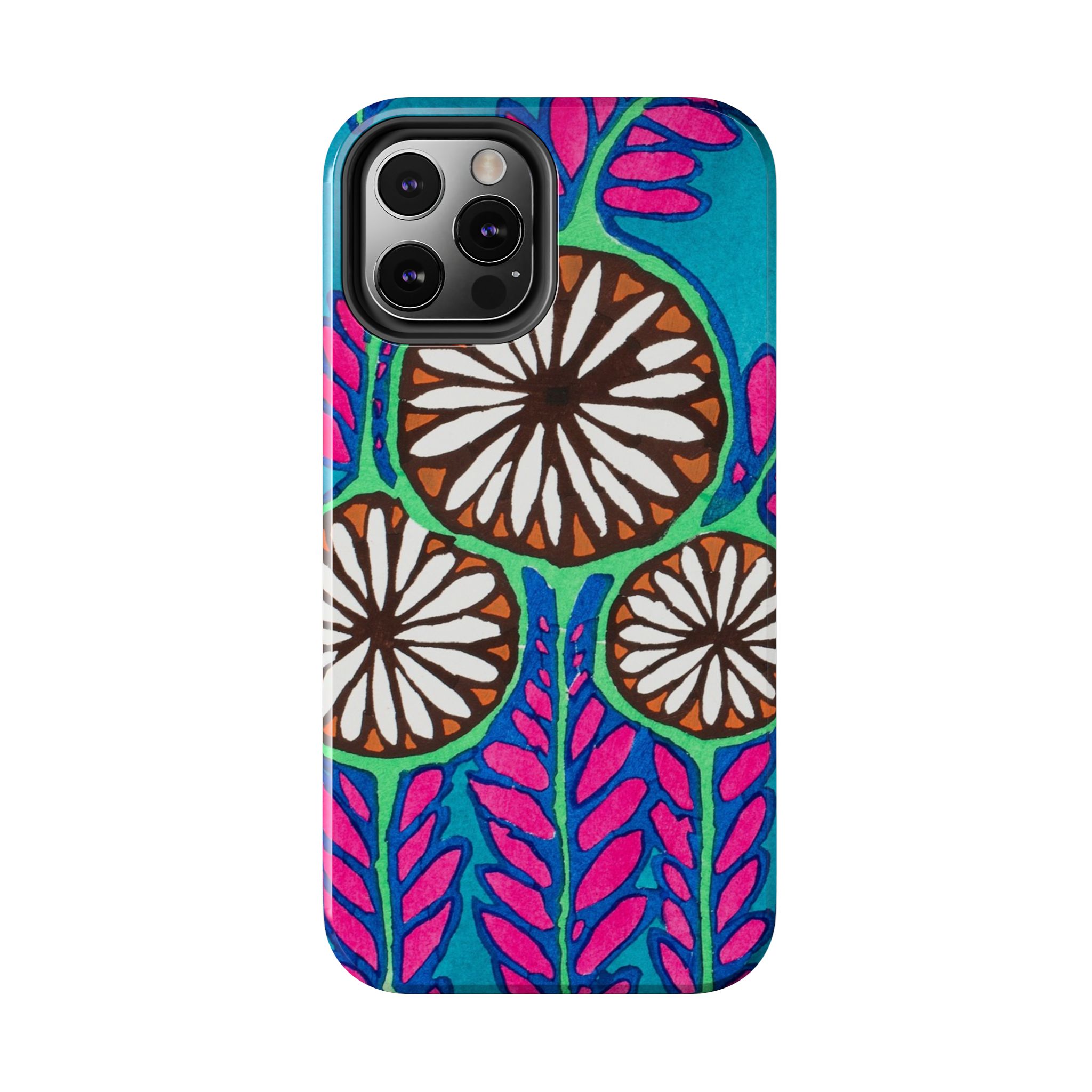 3 Abstract Flowers Phone Case - Image 22