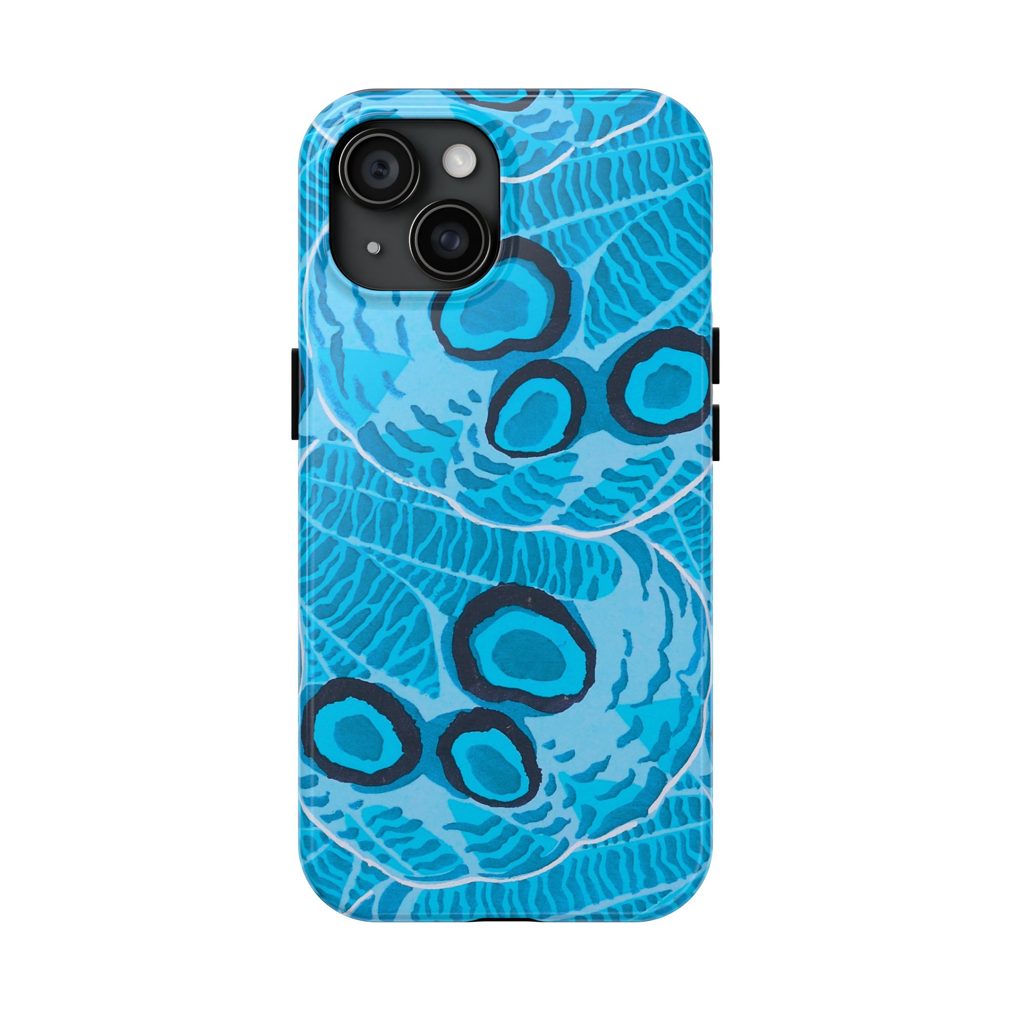 Abstract Spider Web Phone Case - Blue - Image 53