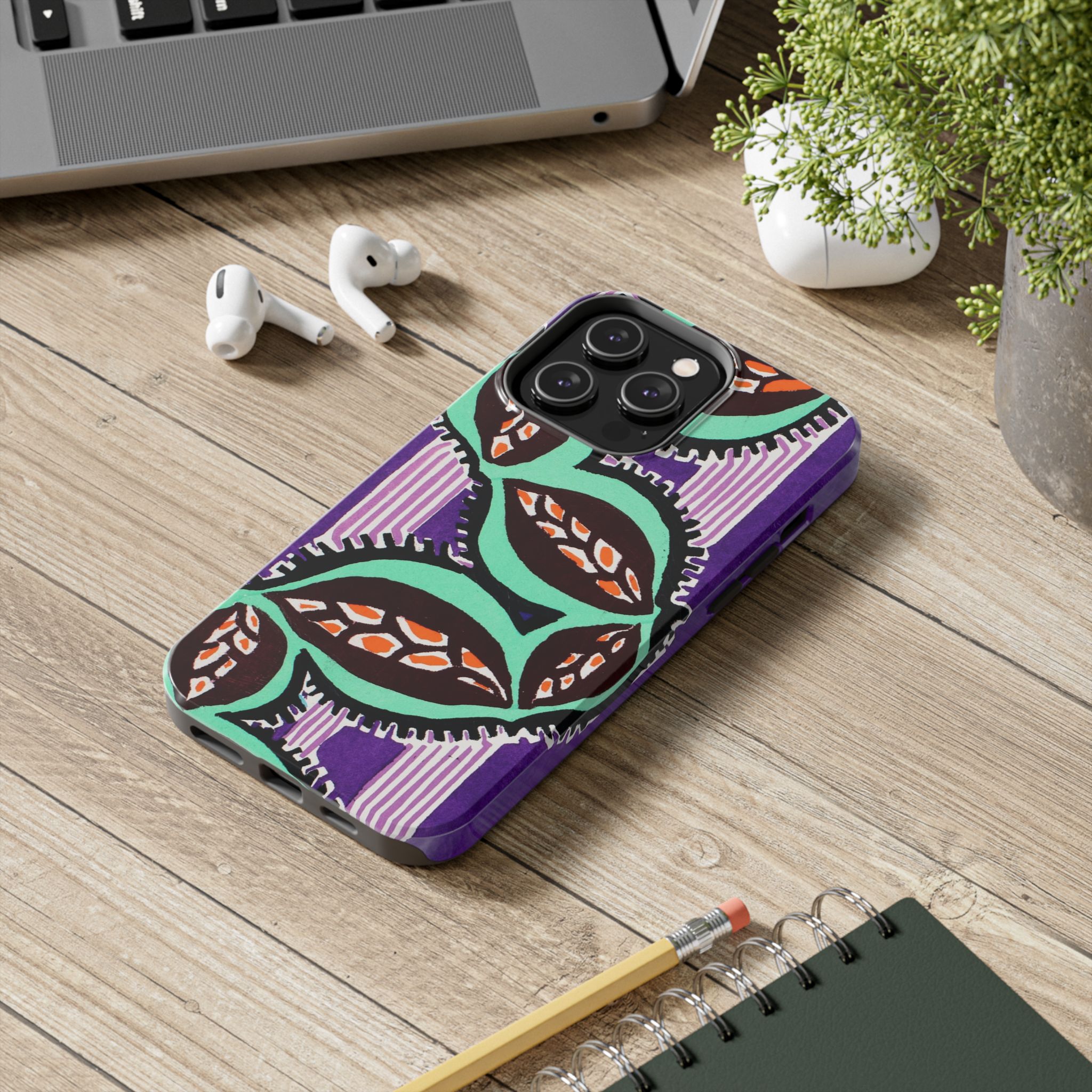 Mocha Abstract Phone Case - Image 50