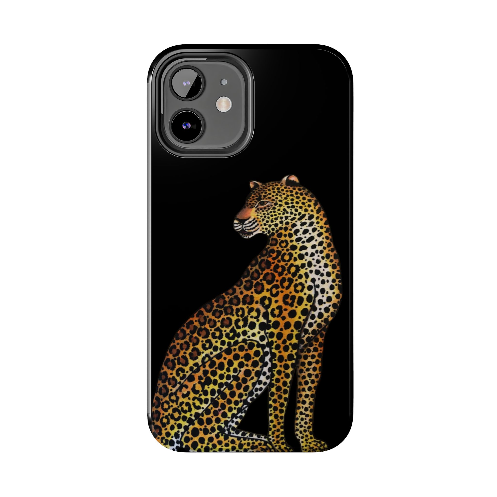 Leopard Phone Case - Black - Image 14