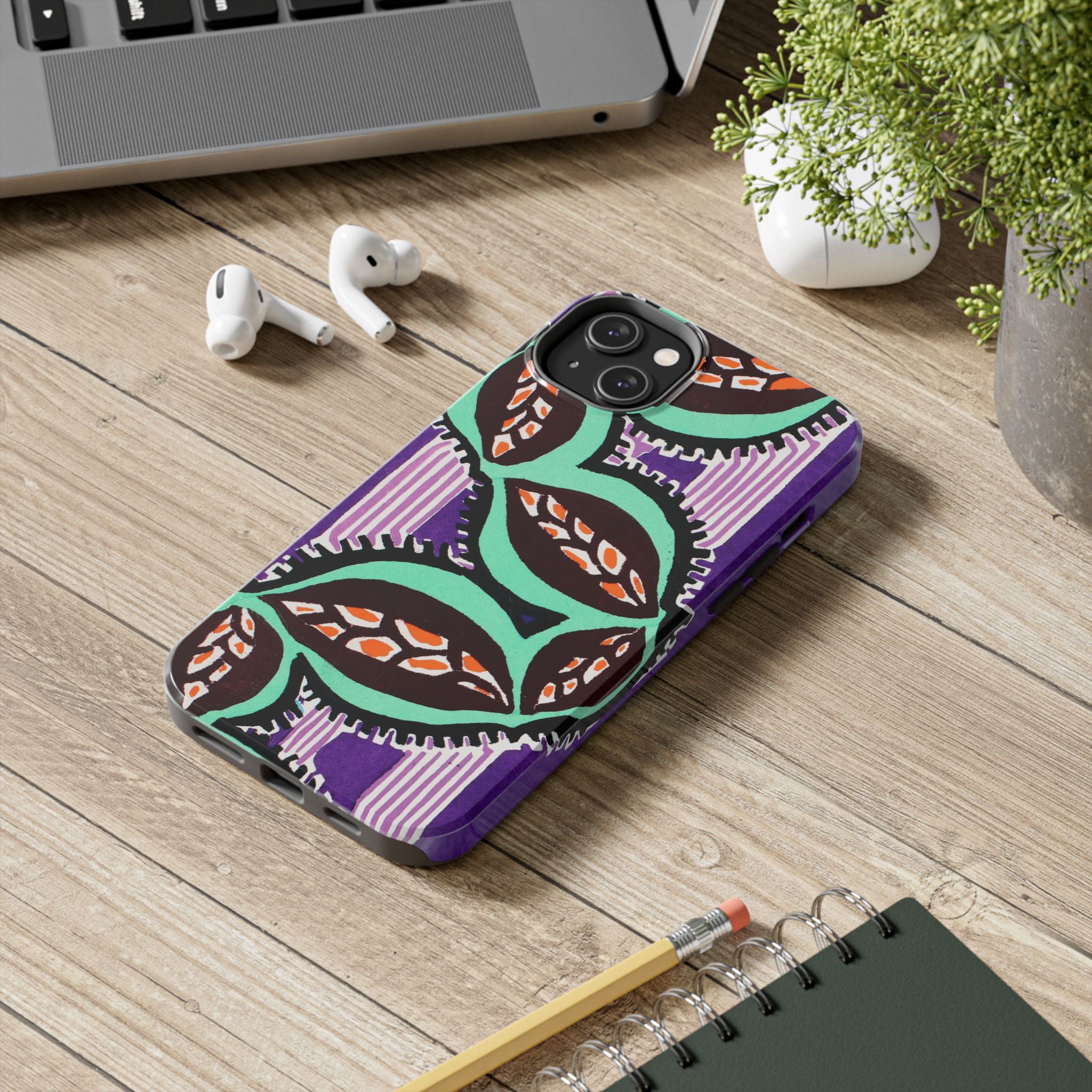 Mocha Abstract Phone Case - Image 52
