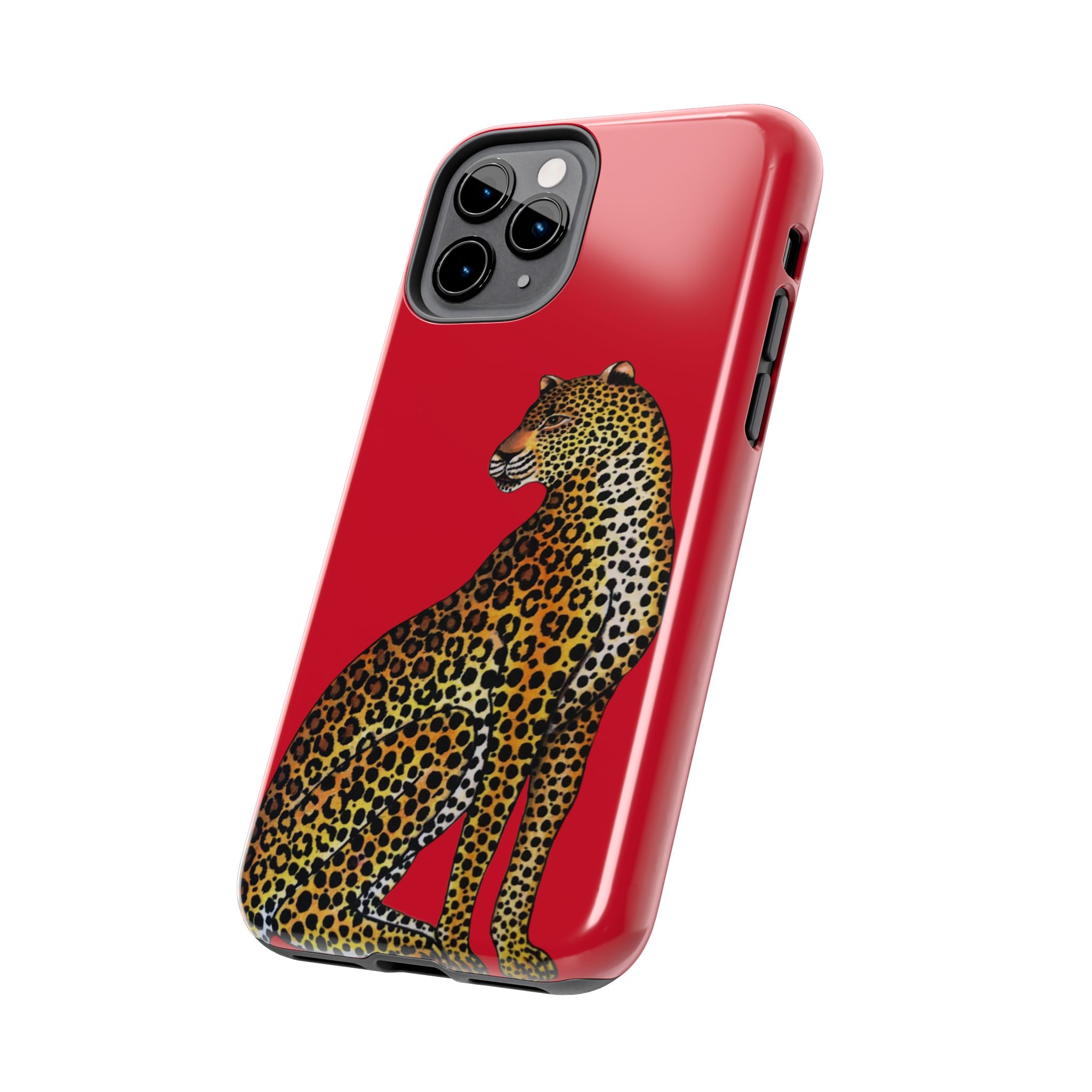Leopard Phone Case - Red - Image 7