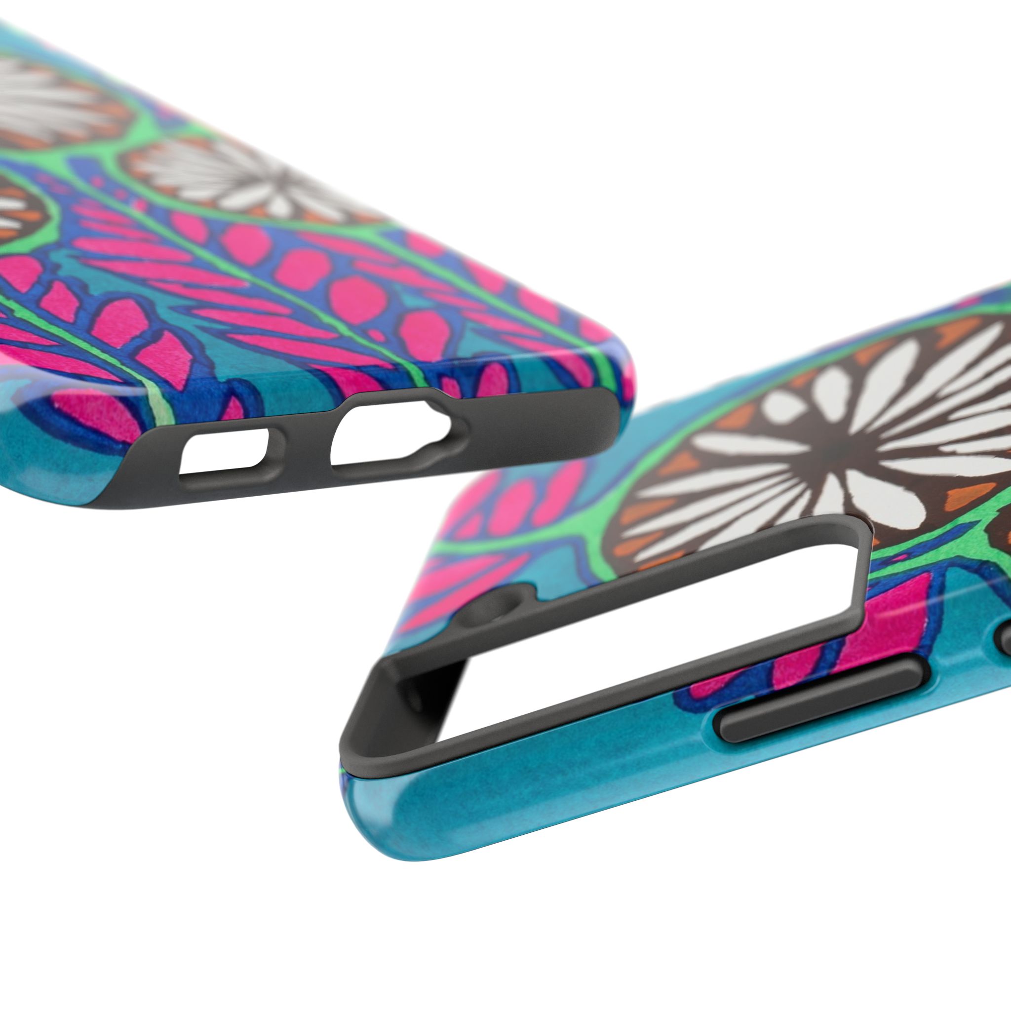 3 Abstract Flowers Phone Case - Image 91