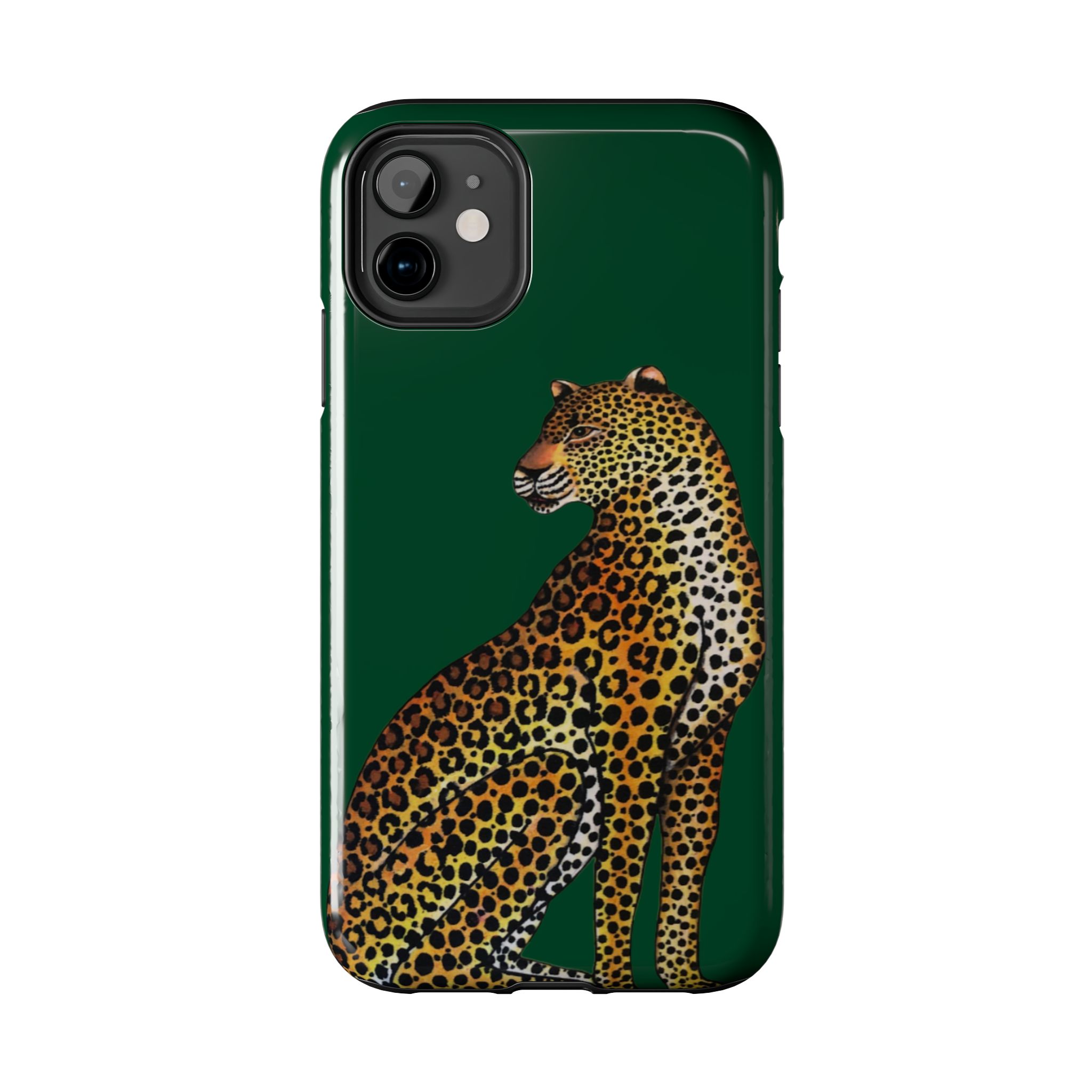 Leopard Phone Case - Racing Green - Image 2