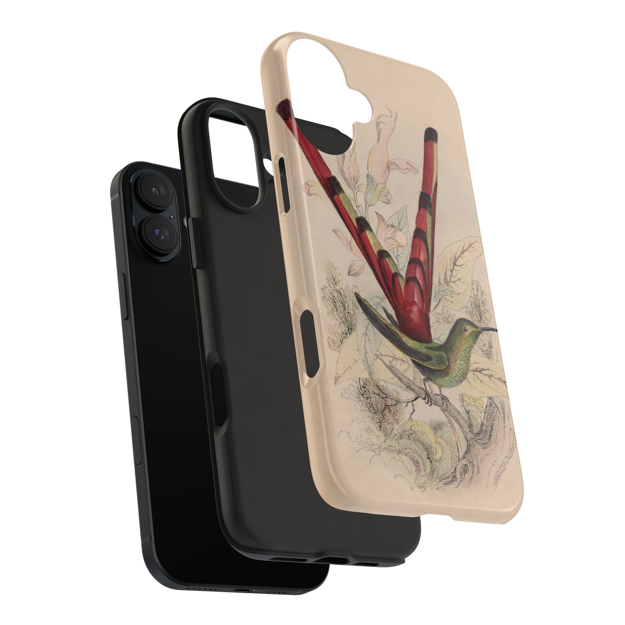 Red Tailed Hummingbird Phone Case - Image 70