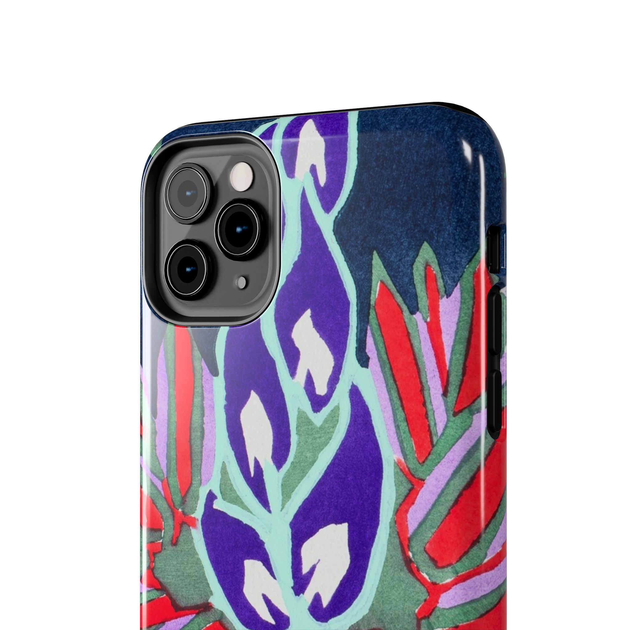 Red & Pink Abstract Phone Case - Image 12