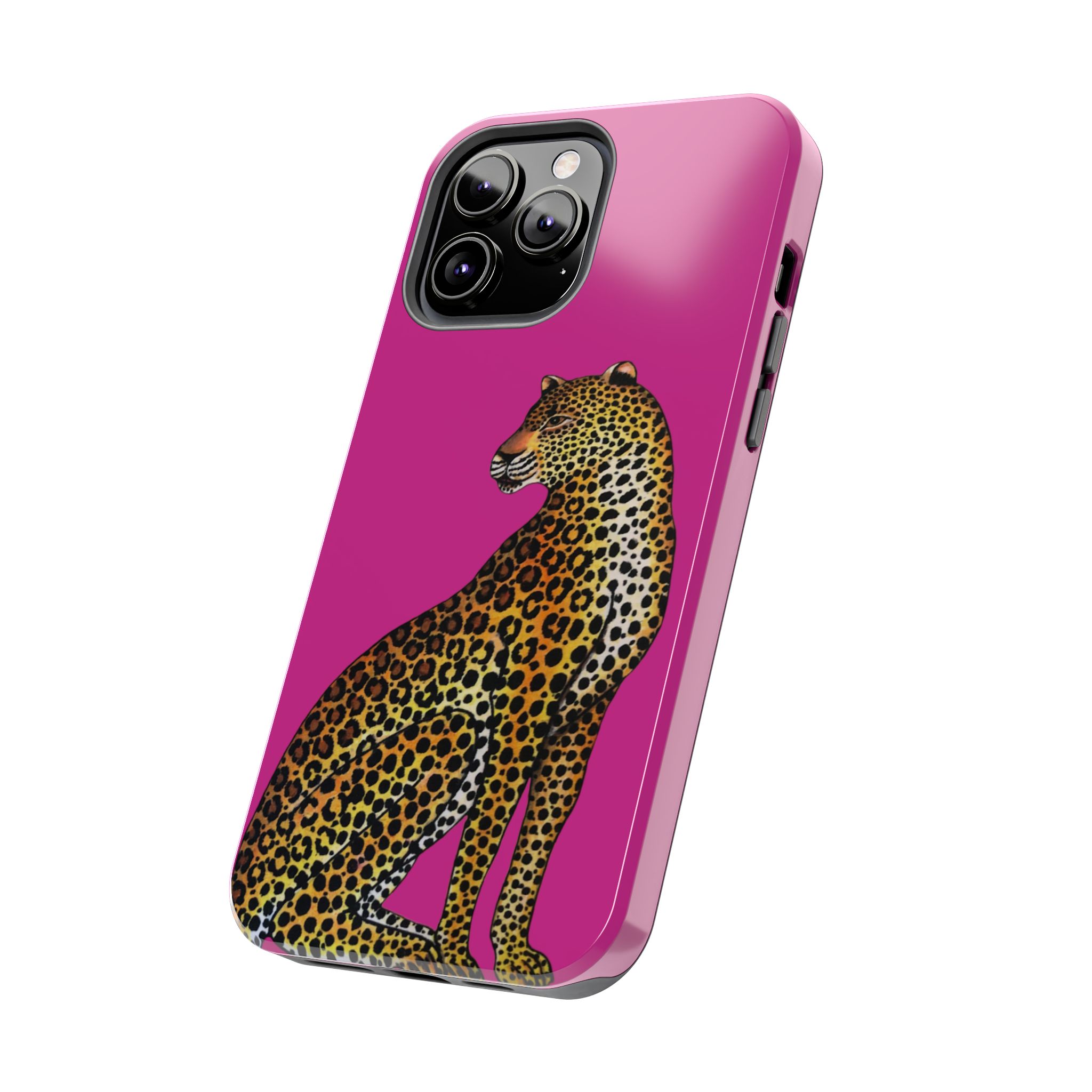 Leopard Phone Case - Fuchsia - Image 43